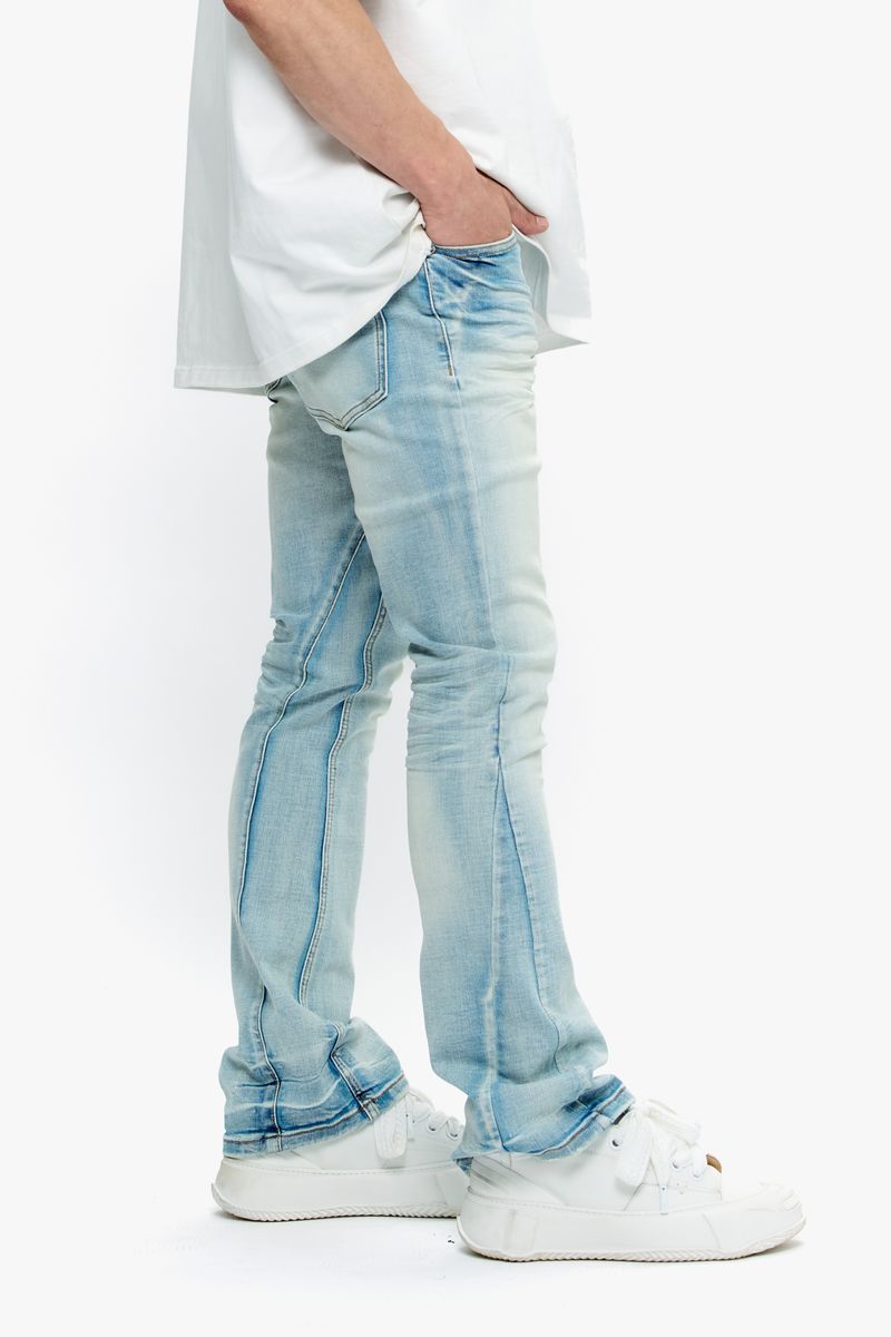MENS VALABASAS "MR.STACKED" JEAN (LIGHT WASH)