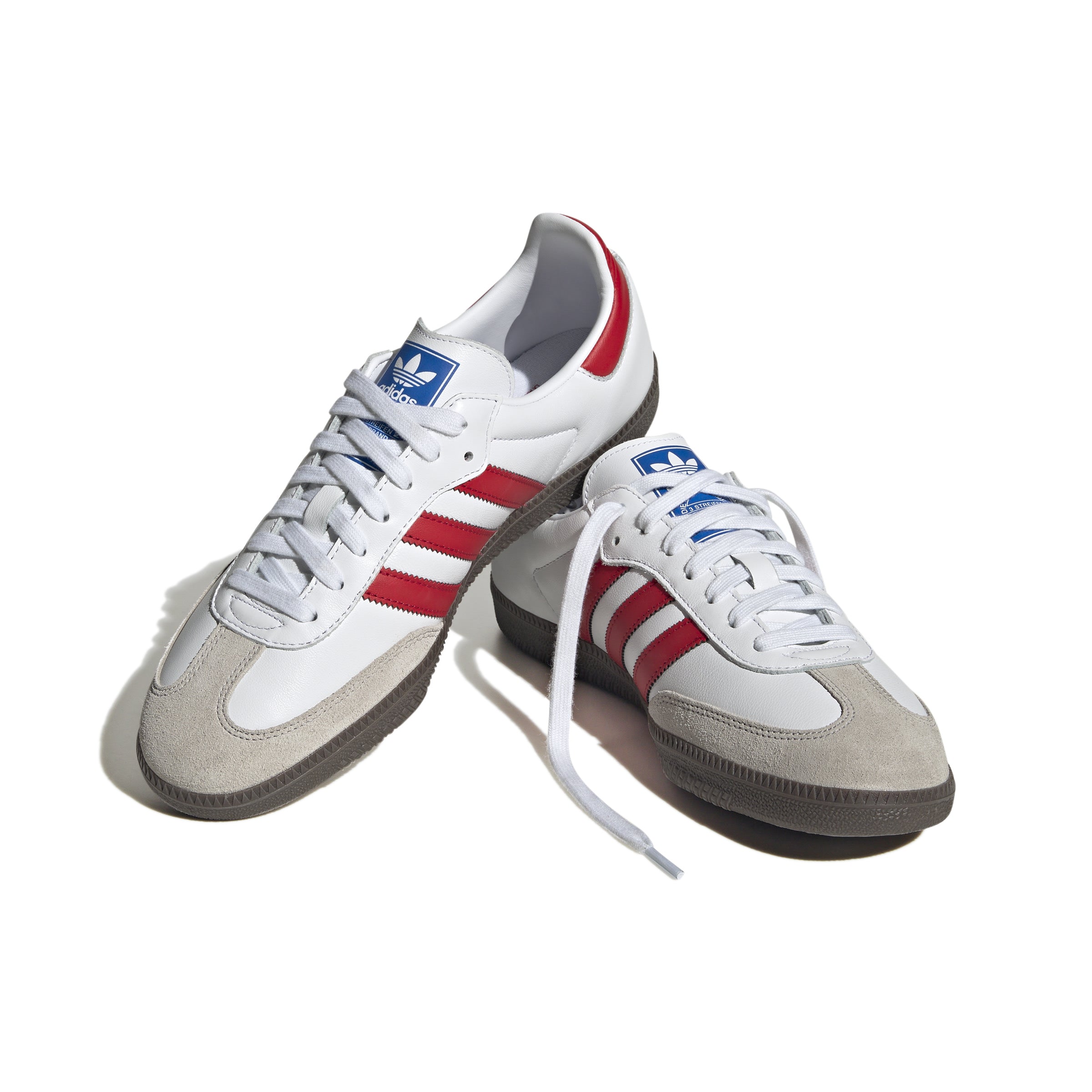 MENS ADIDAS SAMBA OG (CLOUD WHITE / BETTER SCARLET / SUPPLIER COLOUR)