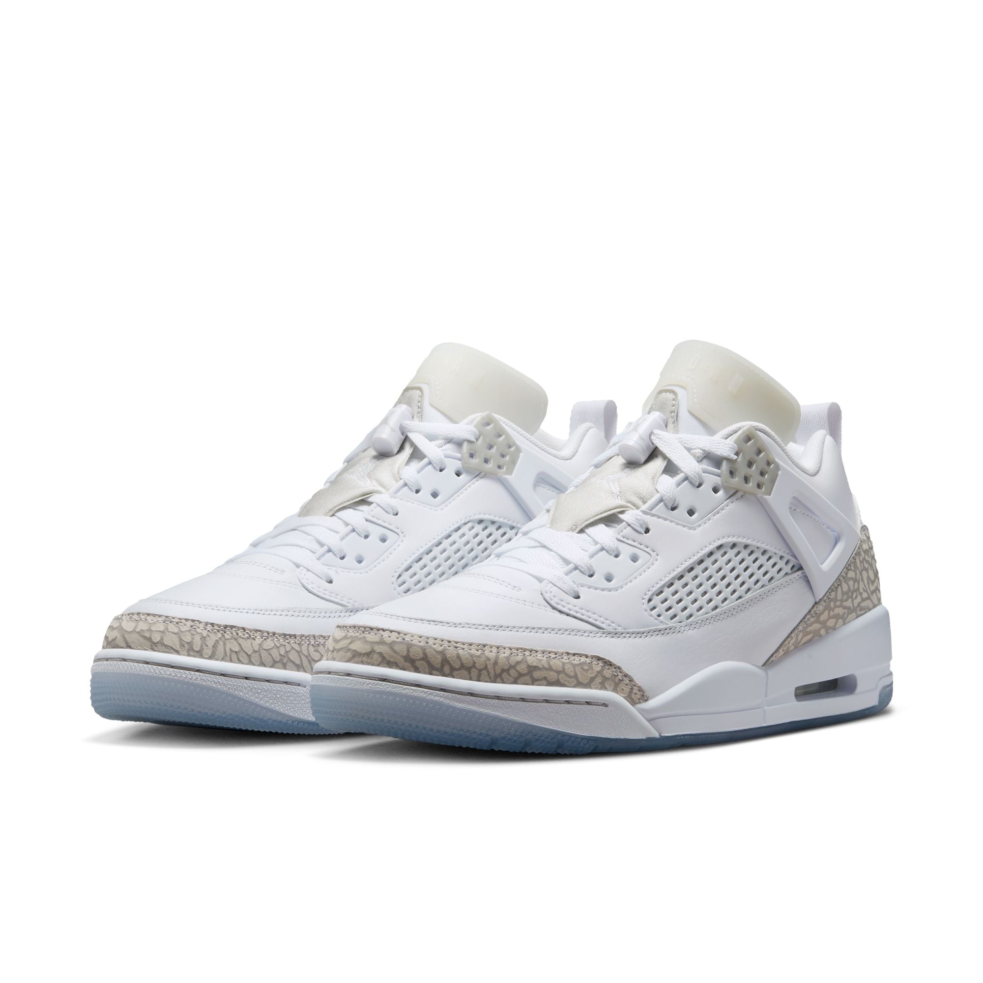MENS JORDAN SPIZIKE LOW (WHITE/NEUTRAL GREY/METALLIC SILVER)