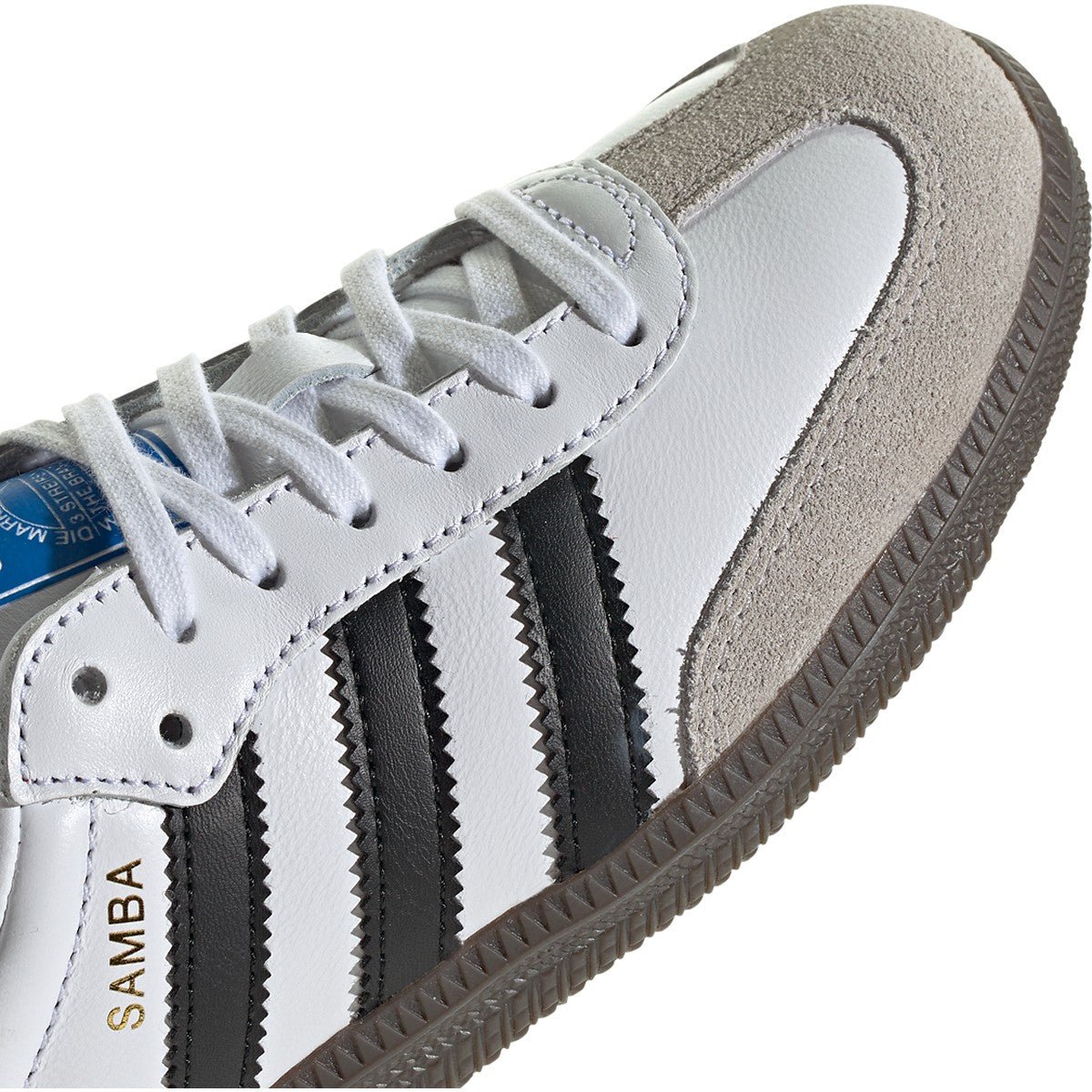 KIDS ADIDAS SAMBA OG J (CLOUD WHITE/CORE BLACK)