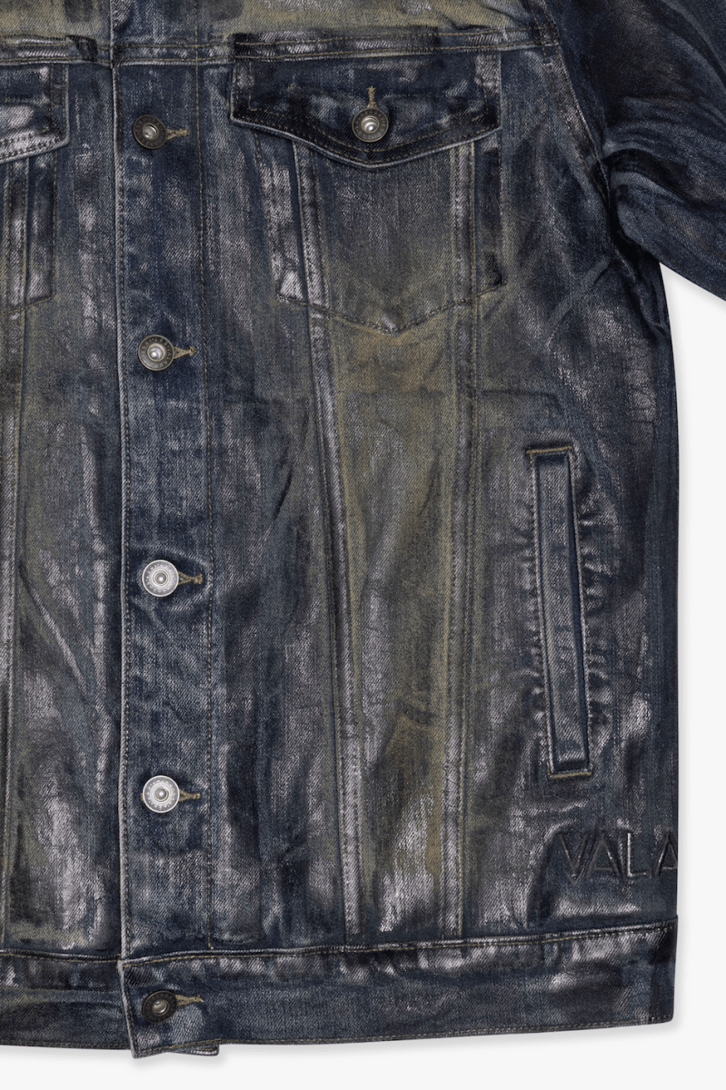 MENS VALABASAS "MR.FLEX" JACKET (DARK VINTAGE WAXED)