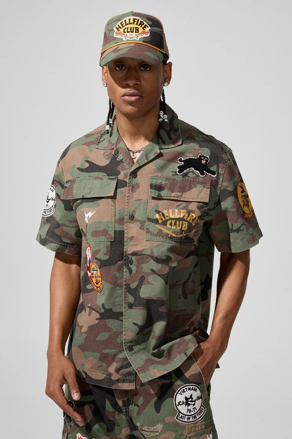 MENS JORDAN CRAIG WAR ANGEL WORK SHIRT (VINTAGE CAMO)