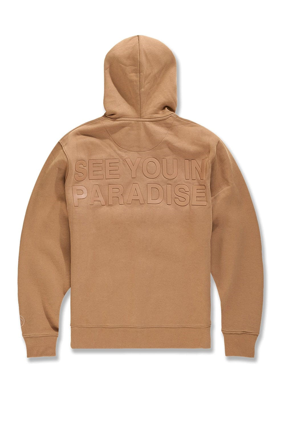 MENS JORDAN CRAIG PARADISE TONAL PULLOVER HOODIE (MOCHA)