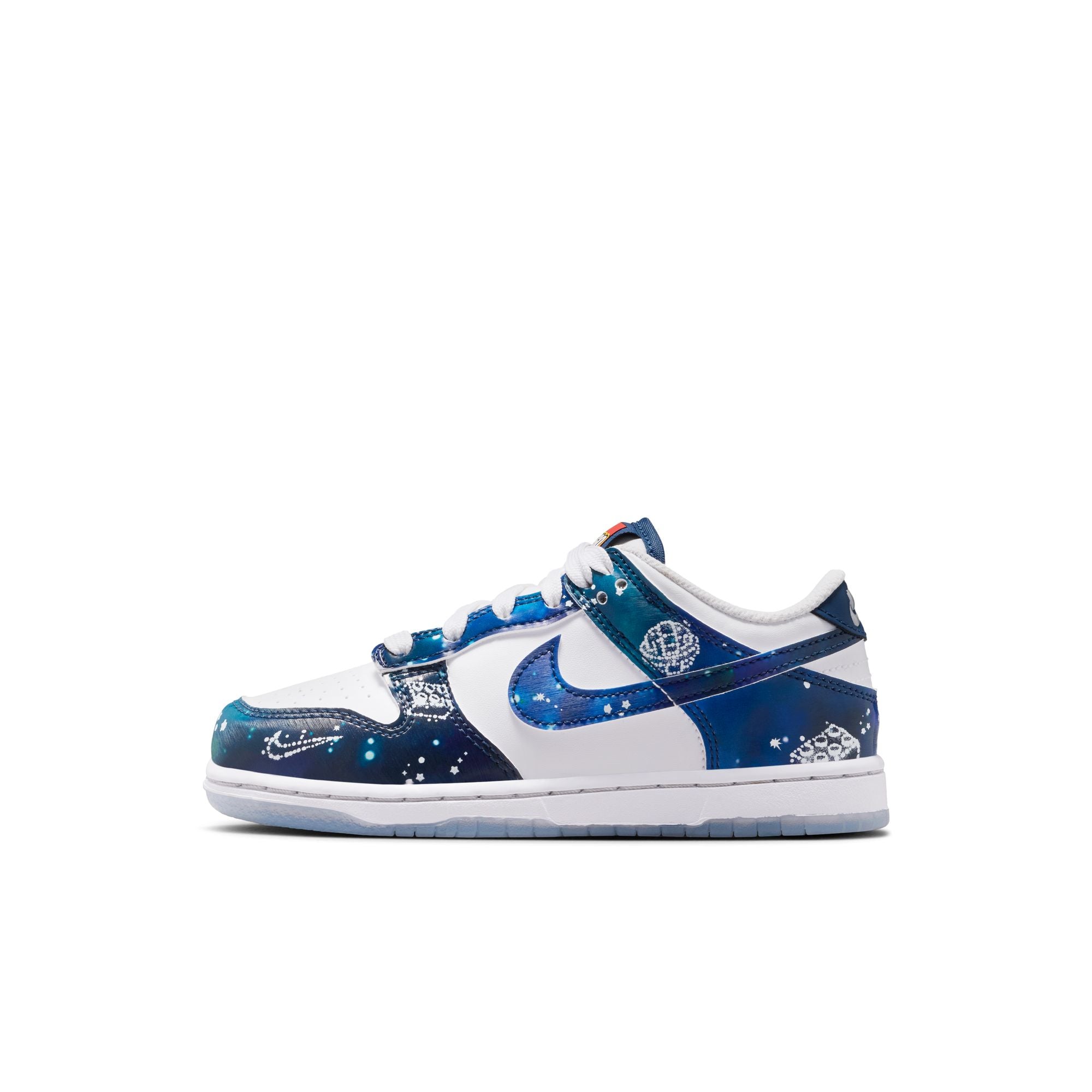 KIDS NIKE DUNK LOW X LEGO COLLECTION PS (WHITE/MULTI-COLOR/BRAVE BLUE)