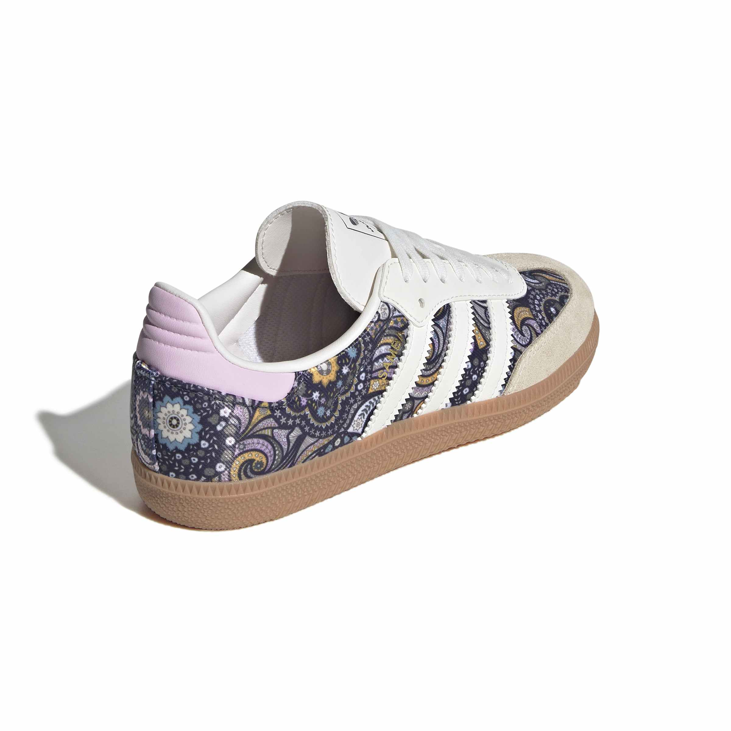 KIDS ADIDAS LIBERTY LONDON SAMBA OG J (WHITE/PURPLE)