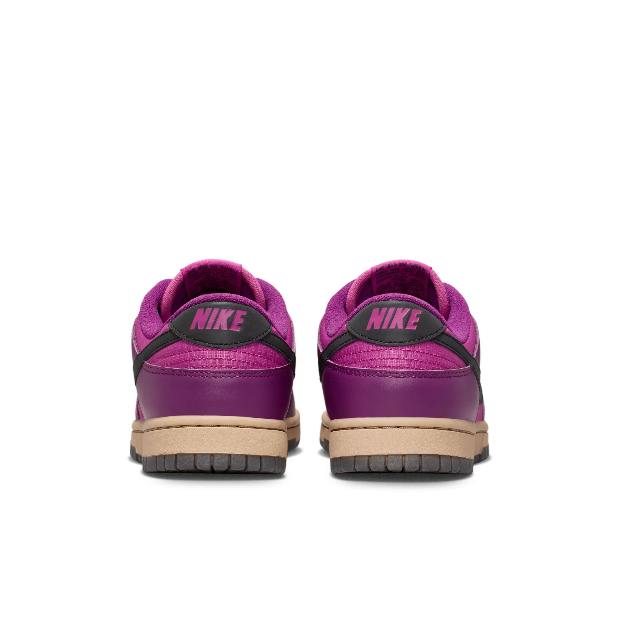 WOMENS NIKE DUNK LOW (VIOTECH/BLACK/HOT FUCHSIA/KHAKI)