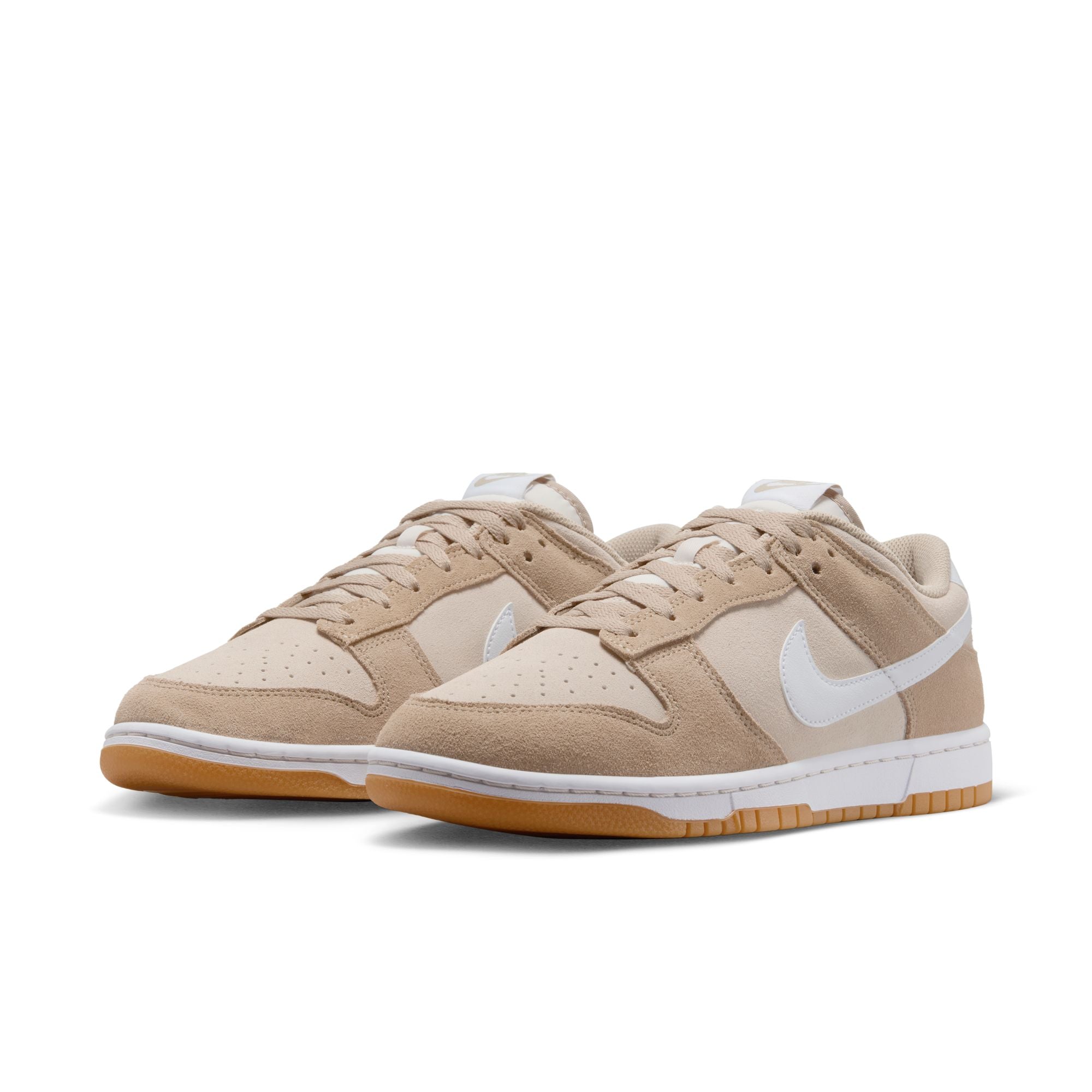 MENS NIKE DUNK LOW RETRO SE (PALE IVORY/WHITE/LT OREWOOD BRN)