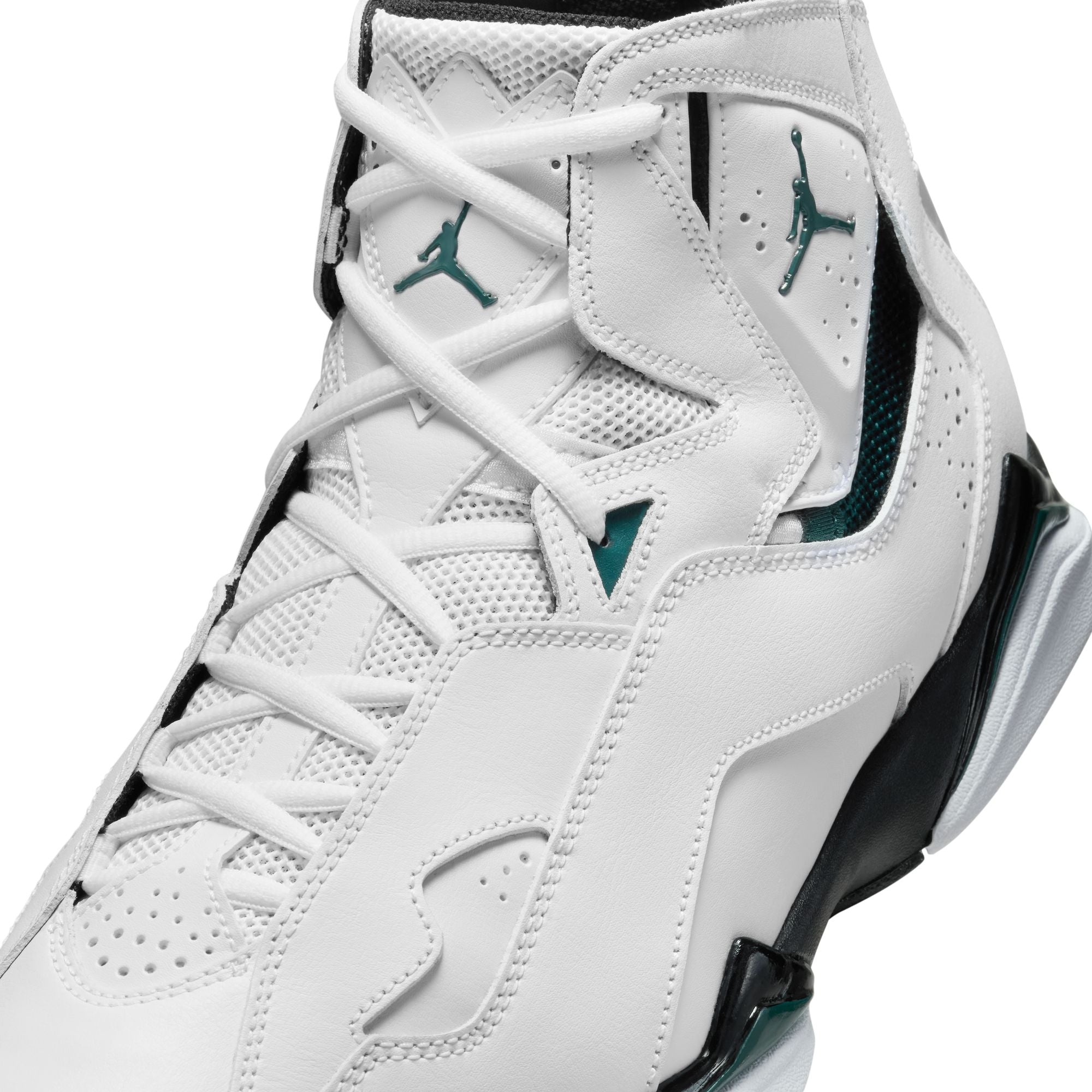 MENS JORDAN TRUE FLIGHT (WHITE/BLACK/OXIDIZED GREEN)