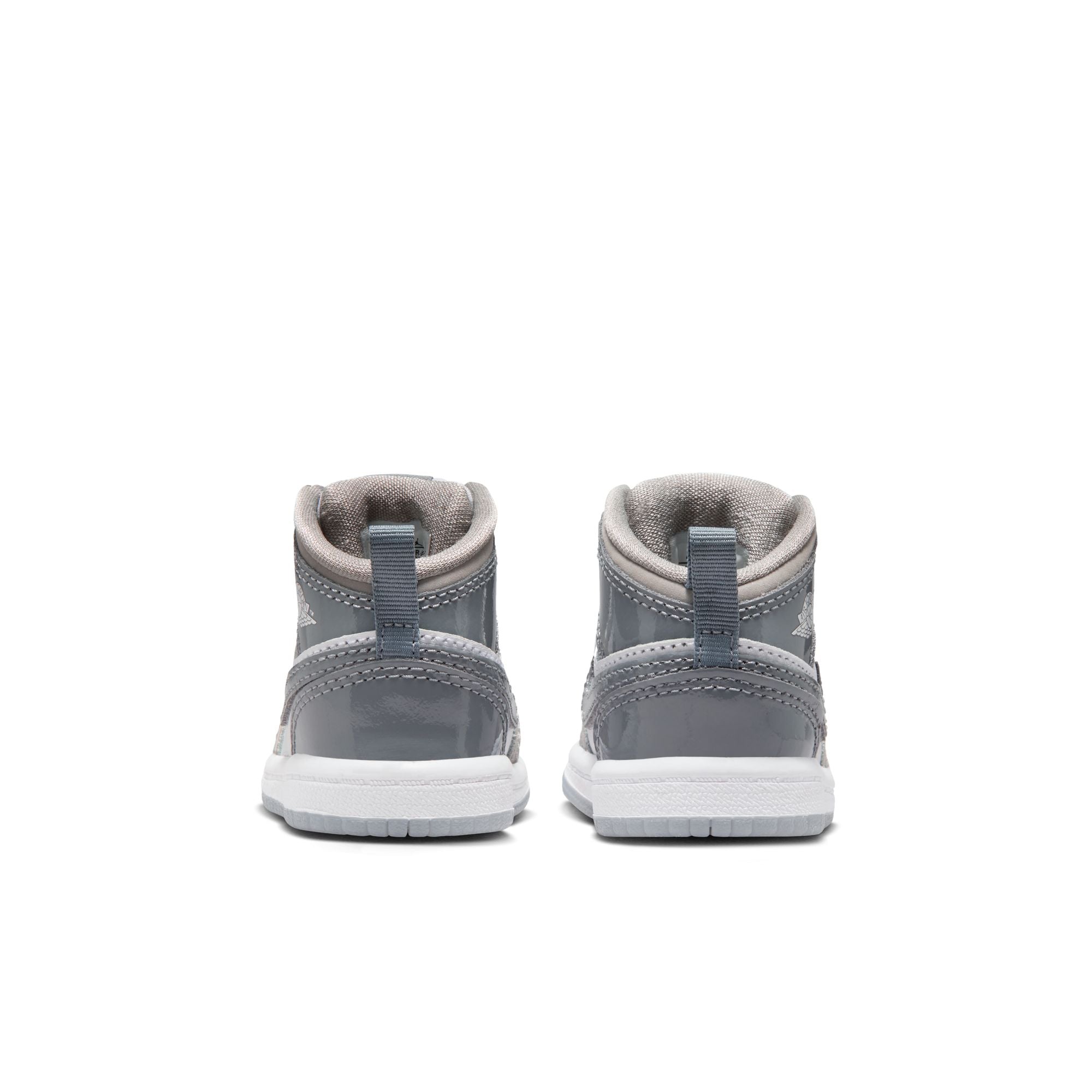 KIDS JORDAN 1 MID SE PS (WHITE/COOL GREY/MEDIUM GREY)