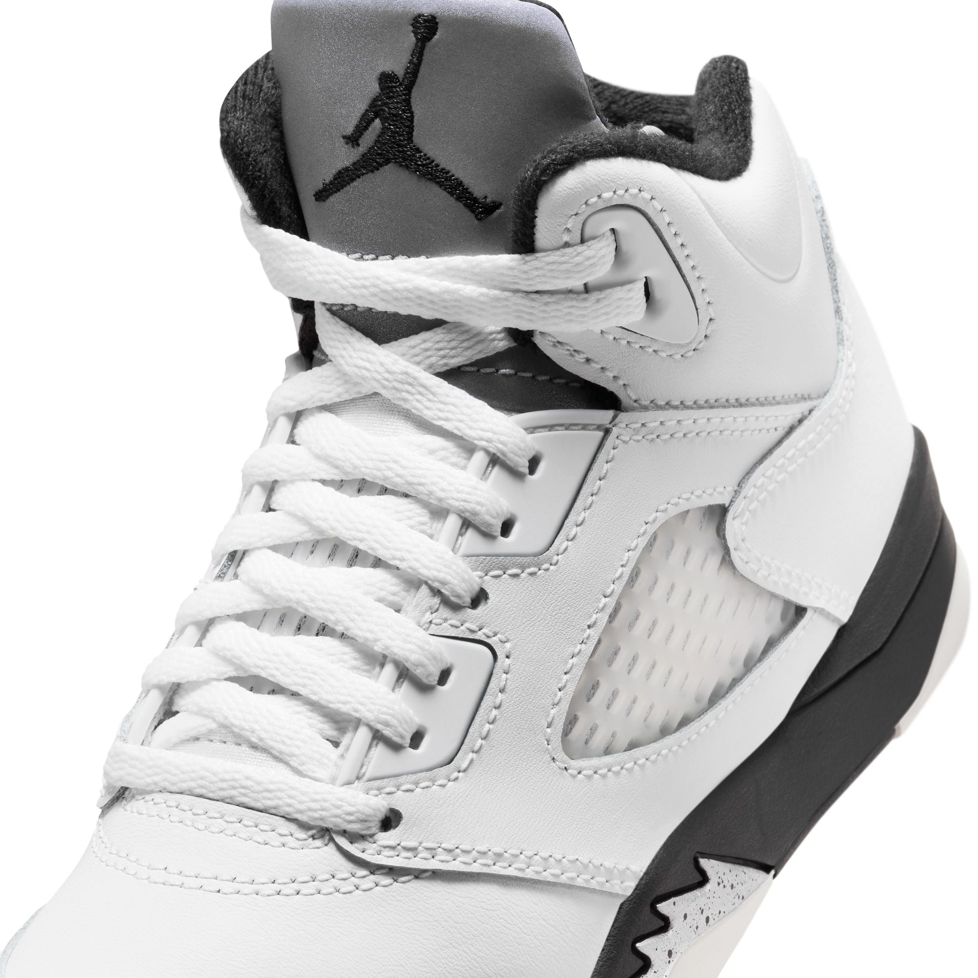 KIDS JORDAN 5 RETRO PS (WHITE/BLACK)