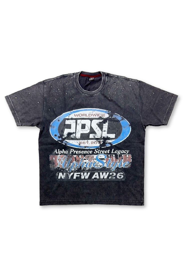 MENS ALPHA STYLE NYFW SHIRT (BLACK)