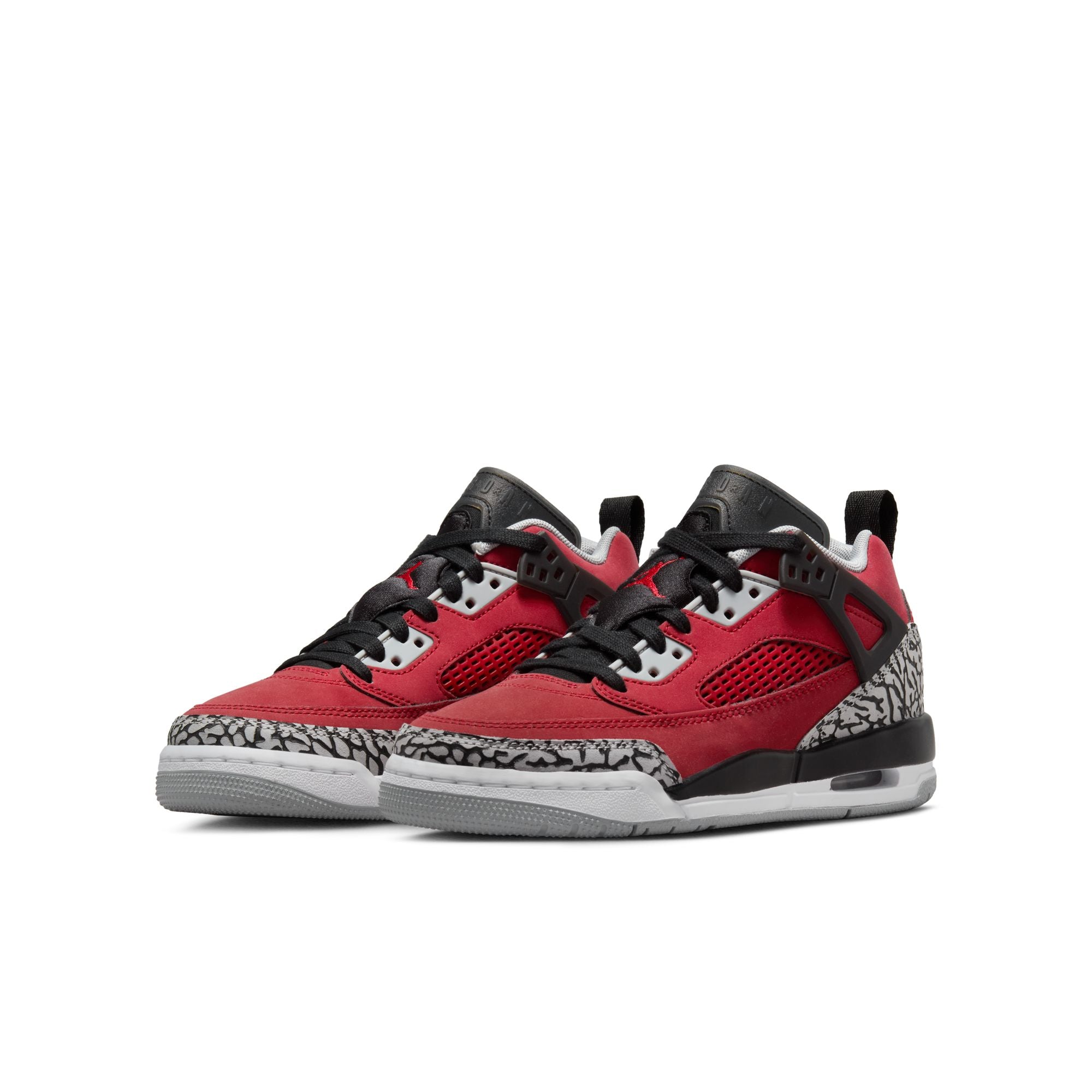 KIDS JORDAN SPIZIKE LOW GS (GYM RED/BLACK/WOLF GREY)