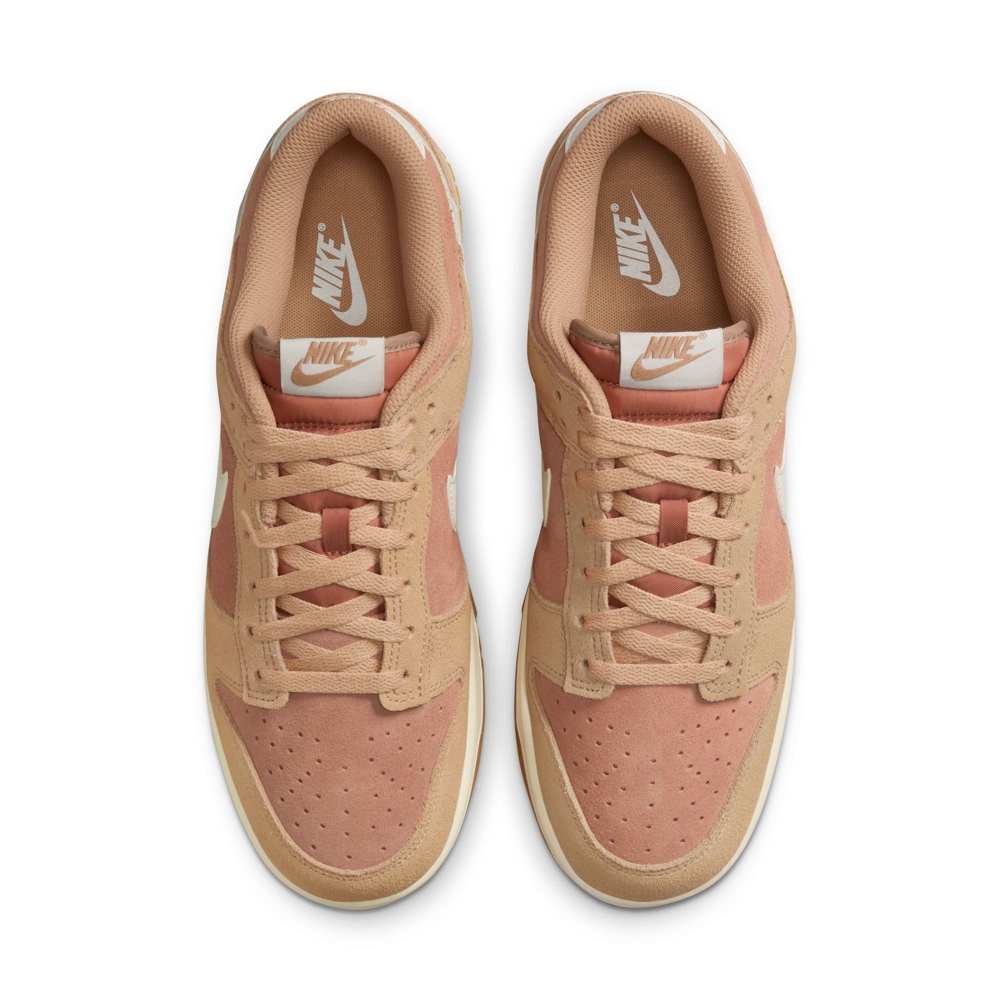 MENS NIKE DUNK LOW RETRO SE (HEMP/PALE IVORY/TERRA BLUSH)