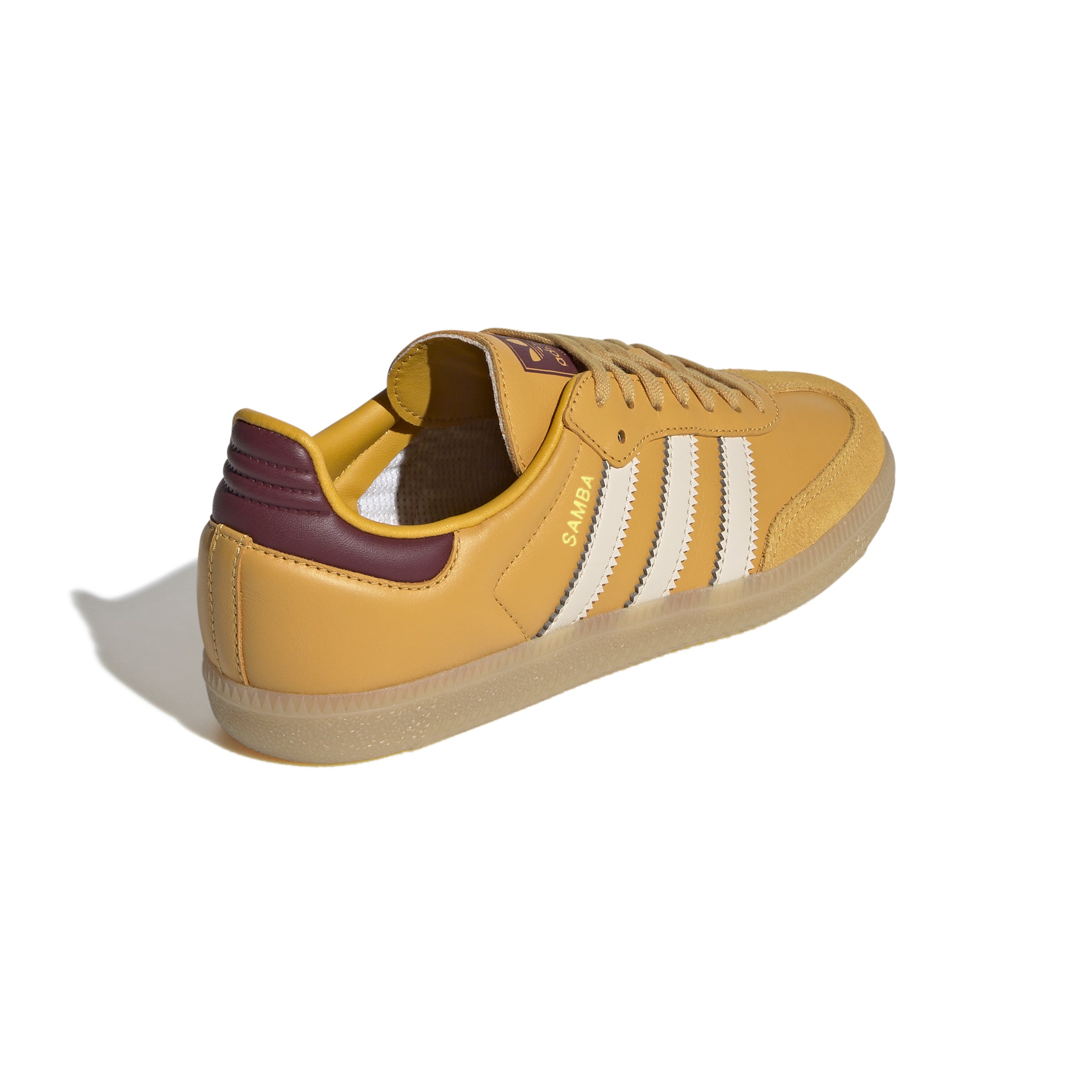 KIDS ADIDAS SAMBA OG J (PRELOVED YELLOW / CRYSTAL SAND / SHADOW RED)