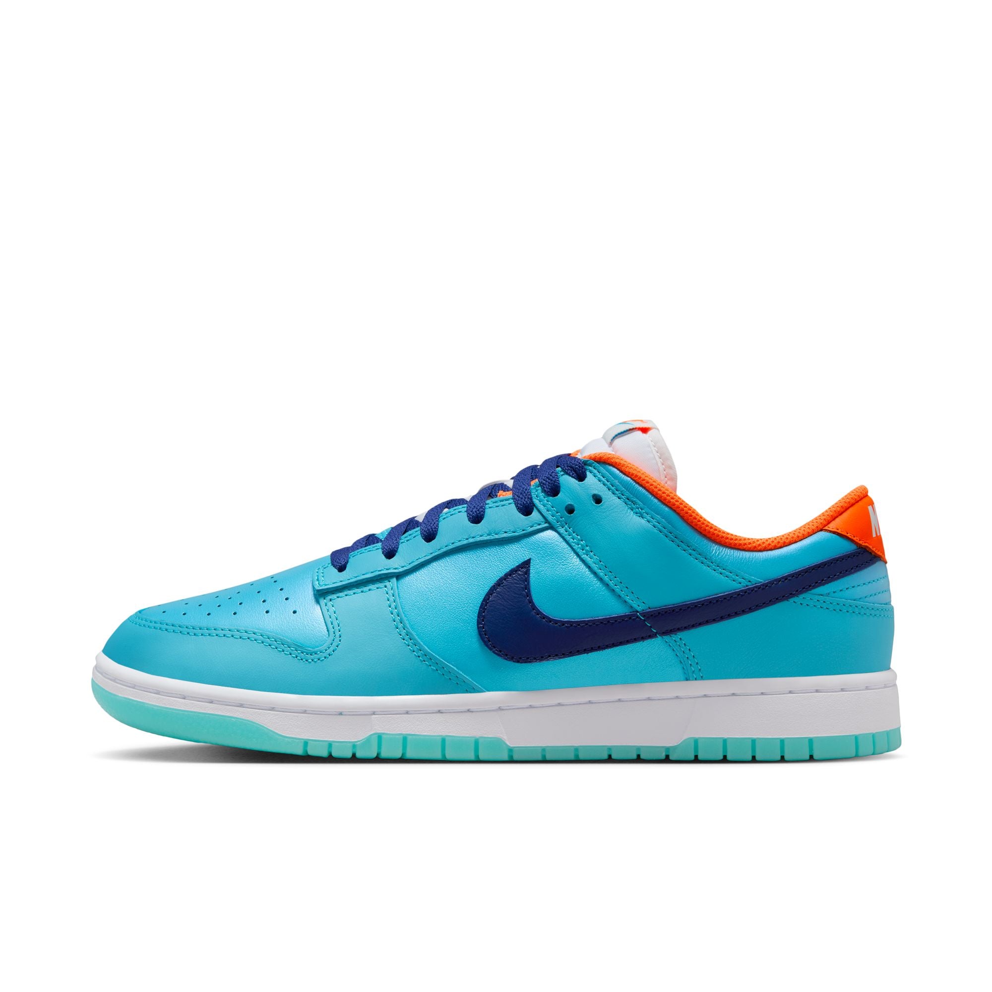 MENS NIKE DUNK LOW SE (BALTIC BLUE/DEEP ROYAL BLUE/TOTAL ORANGE)