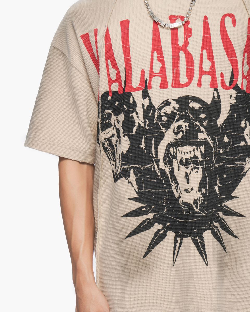 MENS VALABASAS NOT FOR RESALE THERMAL SHIRT (VINTAGE CREAM)