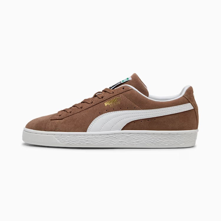 MENS PUMA SUEDE CLASSIC (HAUTE COFFEE-PUMA WHITE)