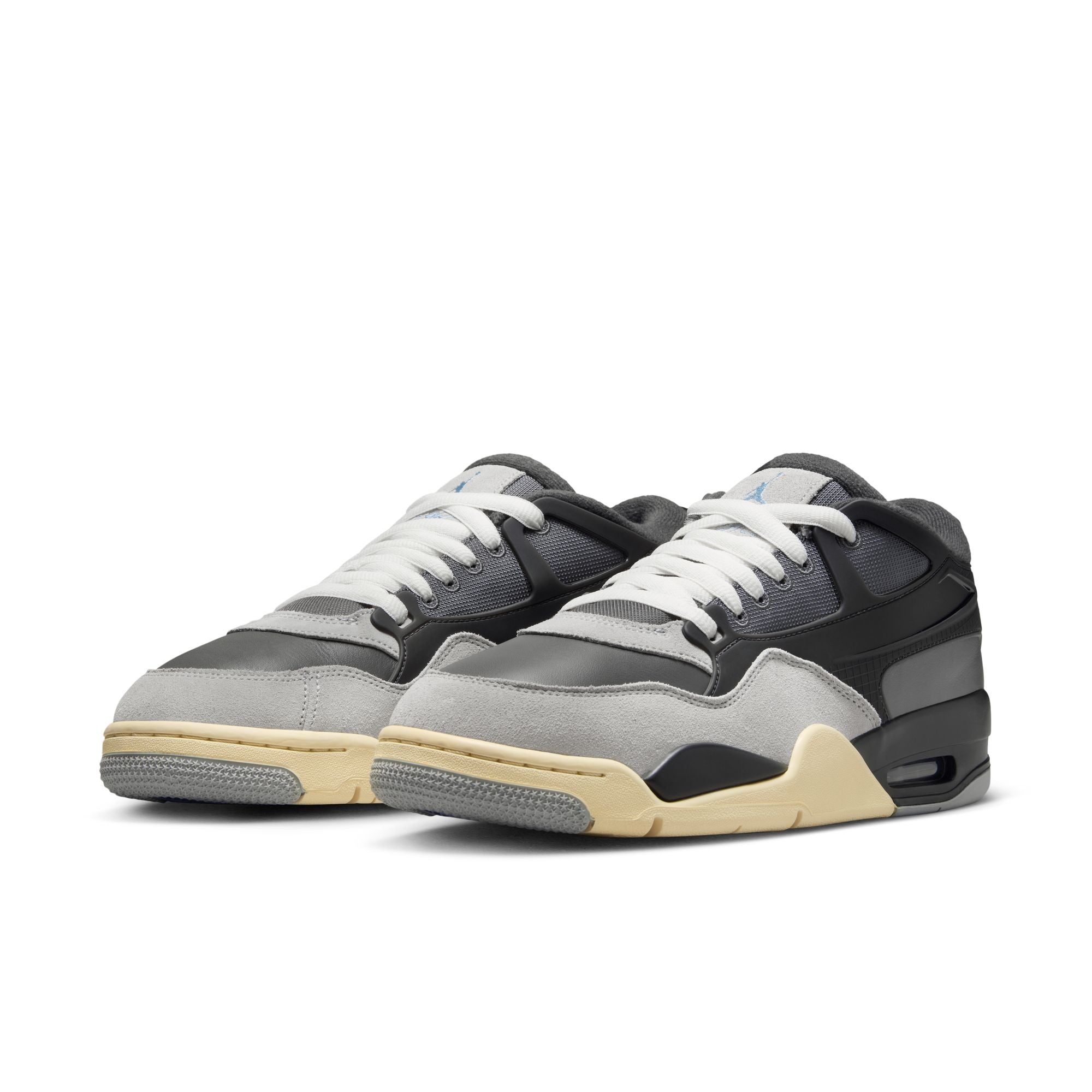 MENS AIR JORDAN 4 RM (IRON GREY/CHAMBRAY/OFF NOIR)