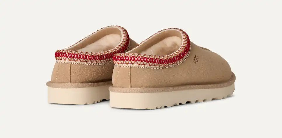 WOMENS UGG TASMAN (SAND/DARK CHERRY)