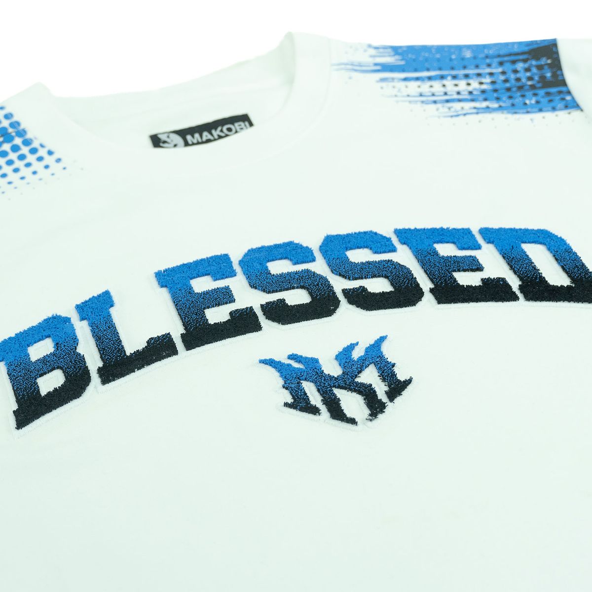 MENS MAKOBI BENDITO BLESSED SHIRT (ROYAL)