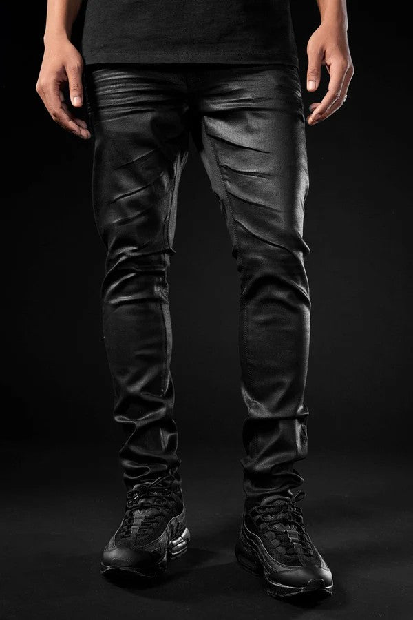 MENS JORDAN CRAIG SEAN FIT SMOOTH CRIMINAL DENIM (JET BLACK)