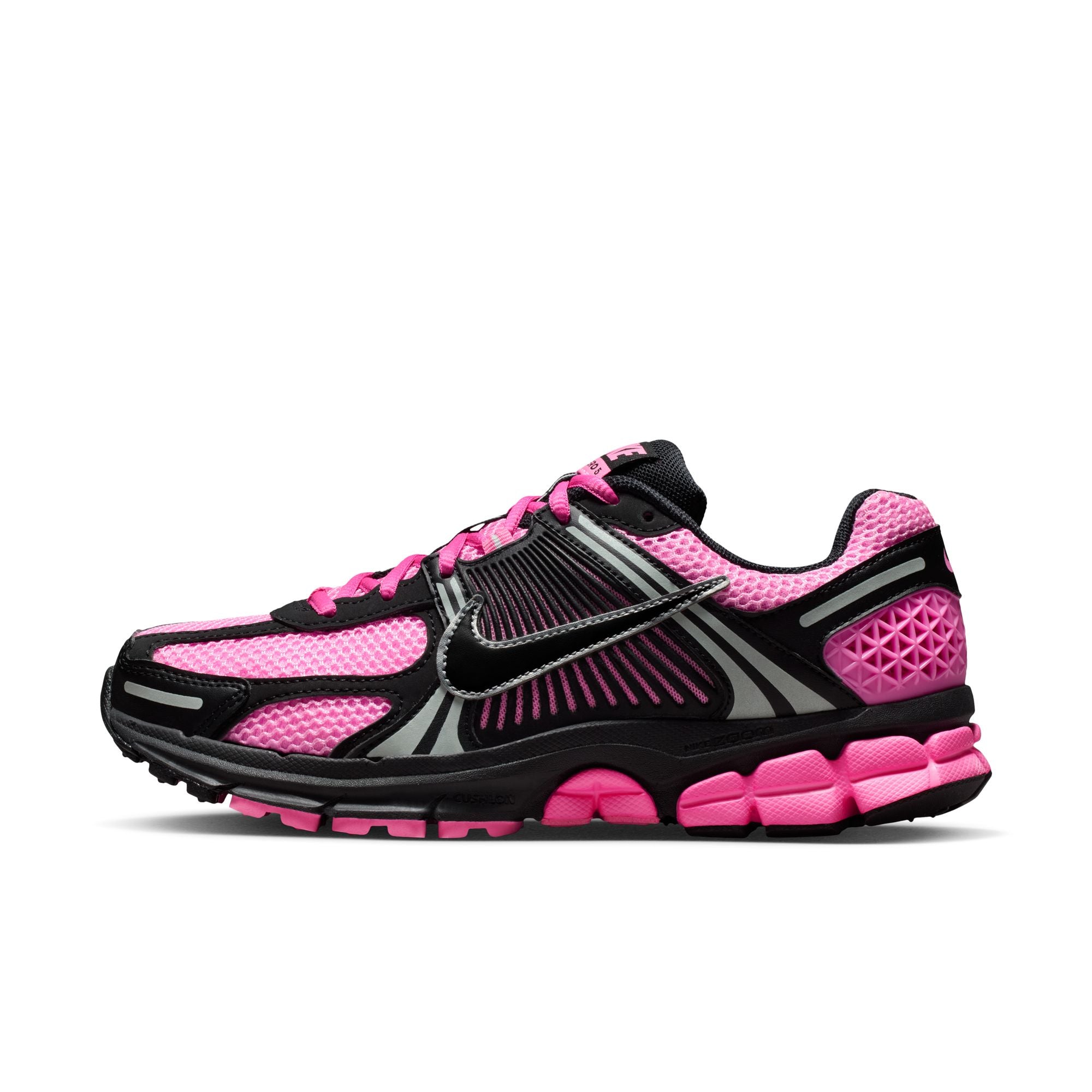 WOMENS NIKE ZOOM VOMERO 5 (PINK SPELL/BLACK/MTLC PLATINUM/PINK FOAM)