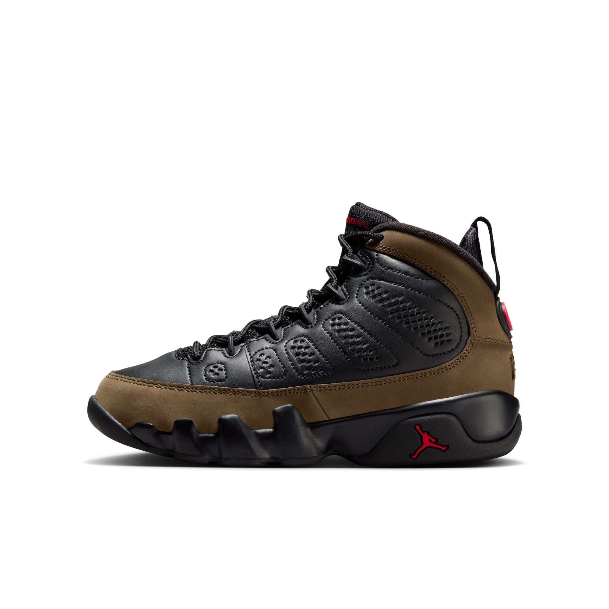 KID'S AIR JORDAN 9 RETRO GS (OLIVE)