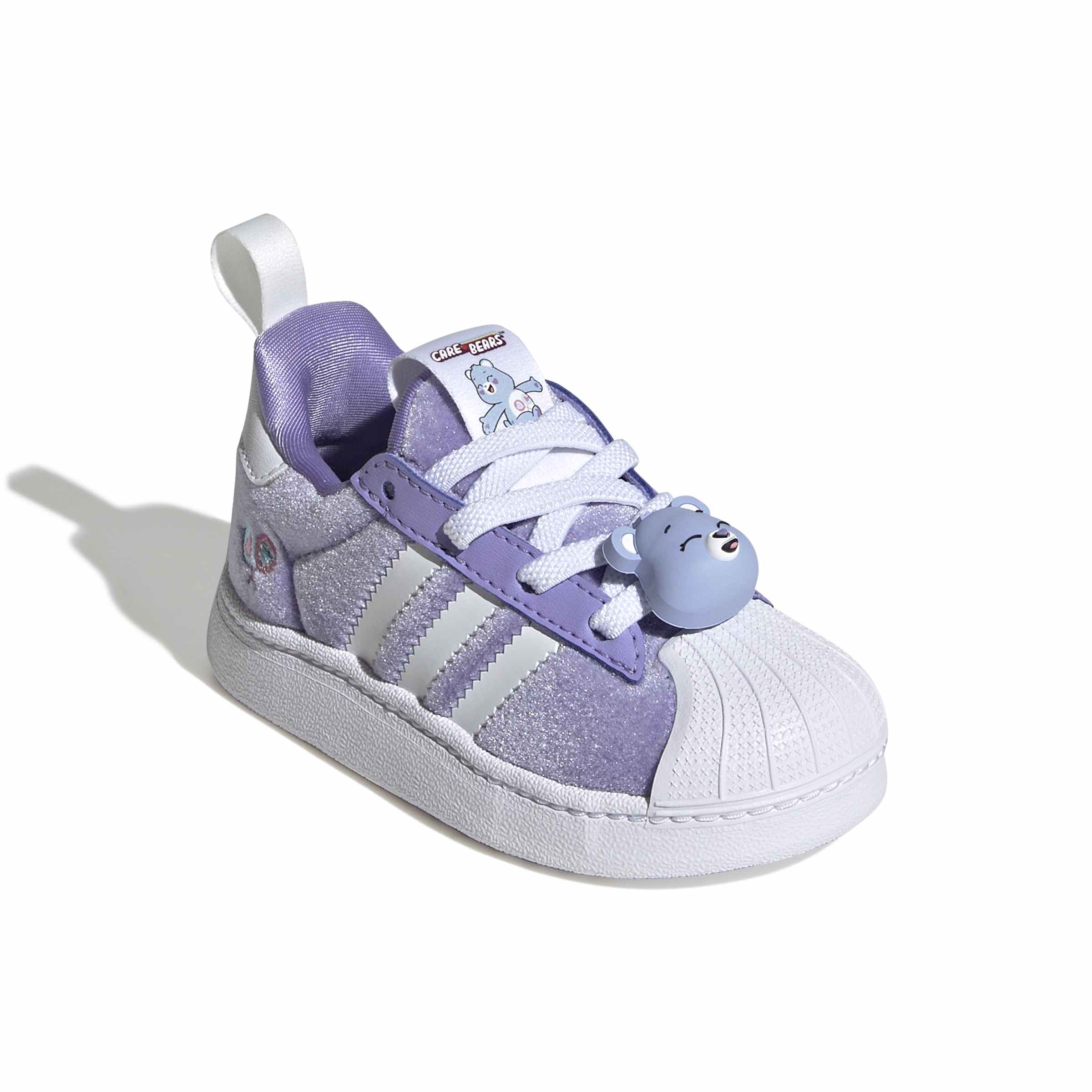 KIDS ADIDAS CARE BEARS QUICKON SUPERSTAR INFANT (LIGHT PURPLE / CLOUD WHITE / CORE BLACK)