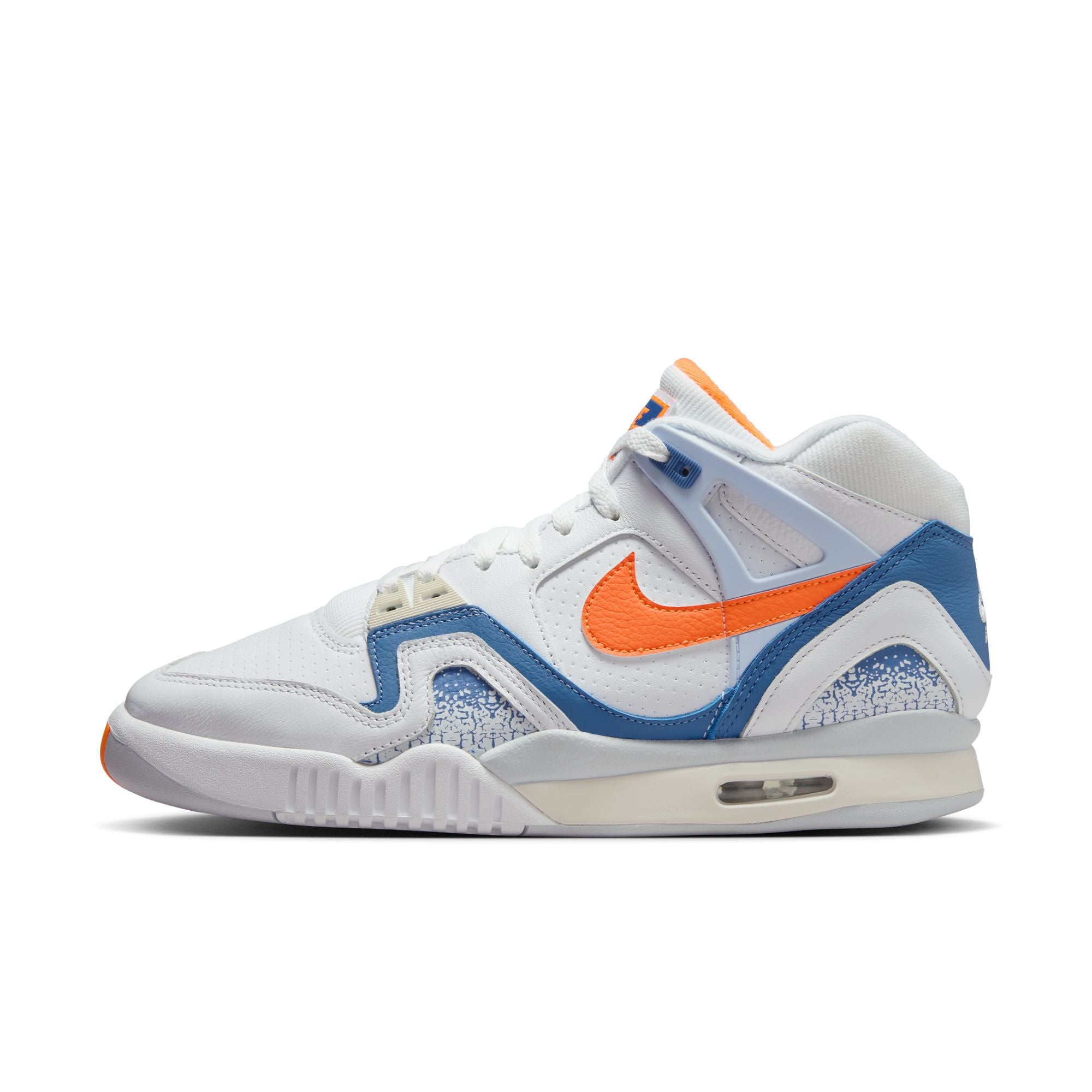 MENS NIKE AIR TECH CHALLENGE II QS (WHITE/TART/STONE BLUE/FOOTBALL GREY)