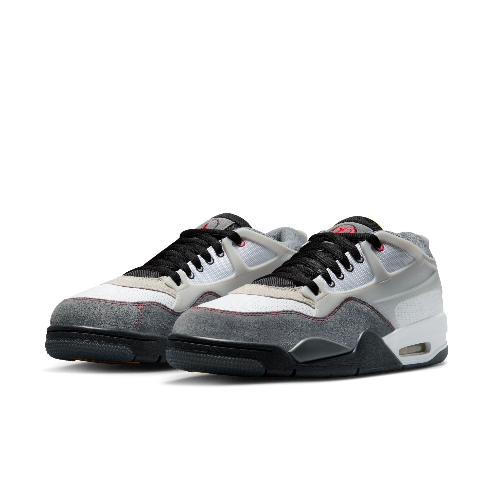 MENS AIR JORDAN 4 RM PRM (WHITE/FIRE RED/BLACK/SMOKE GREY)