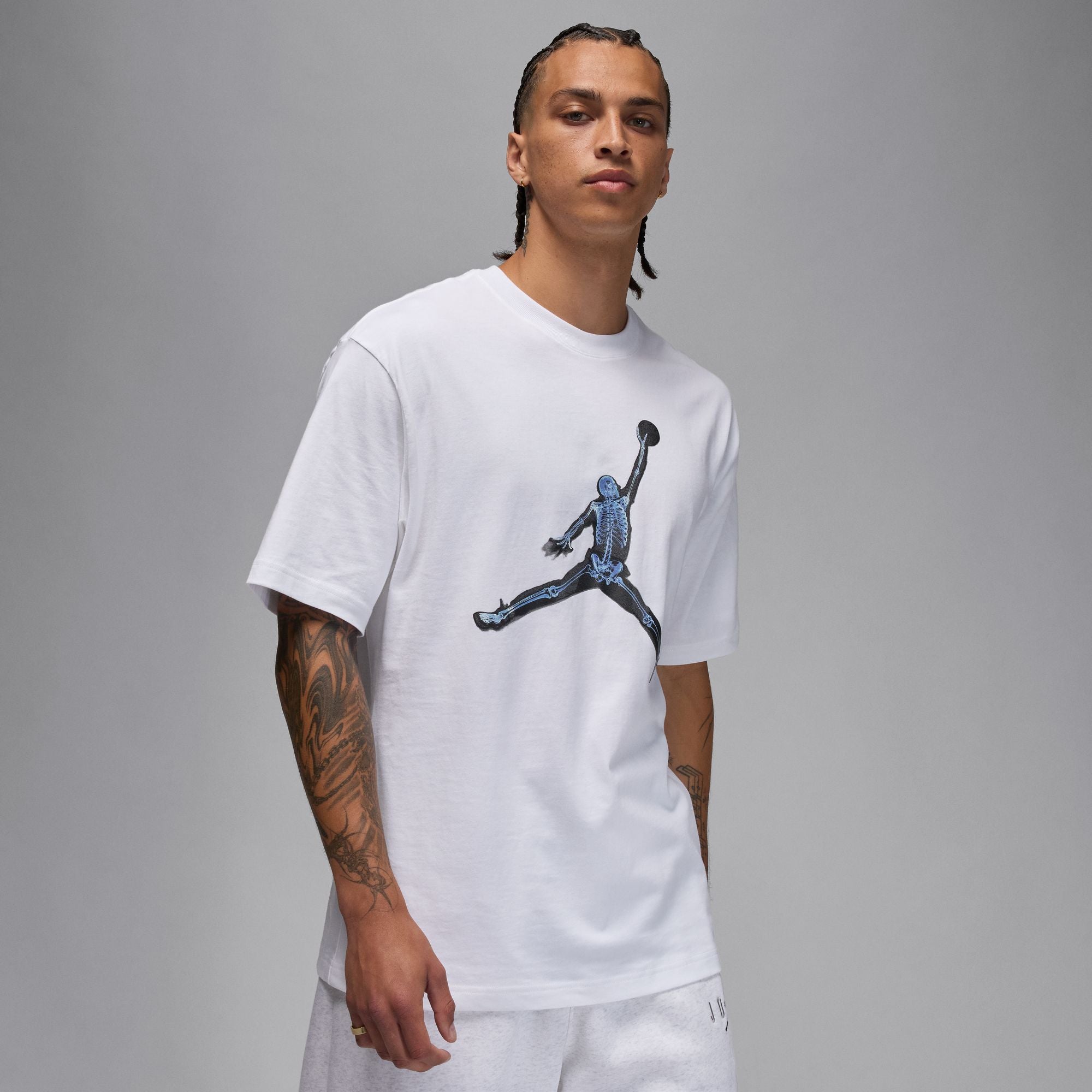MENS JORDAN JUMPMAN XRAY AJ11 SHIRT (WHITE/BLACK)