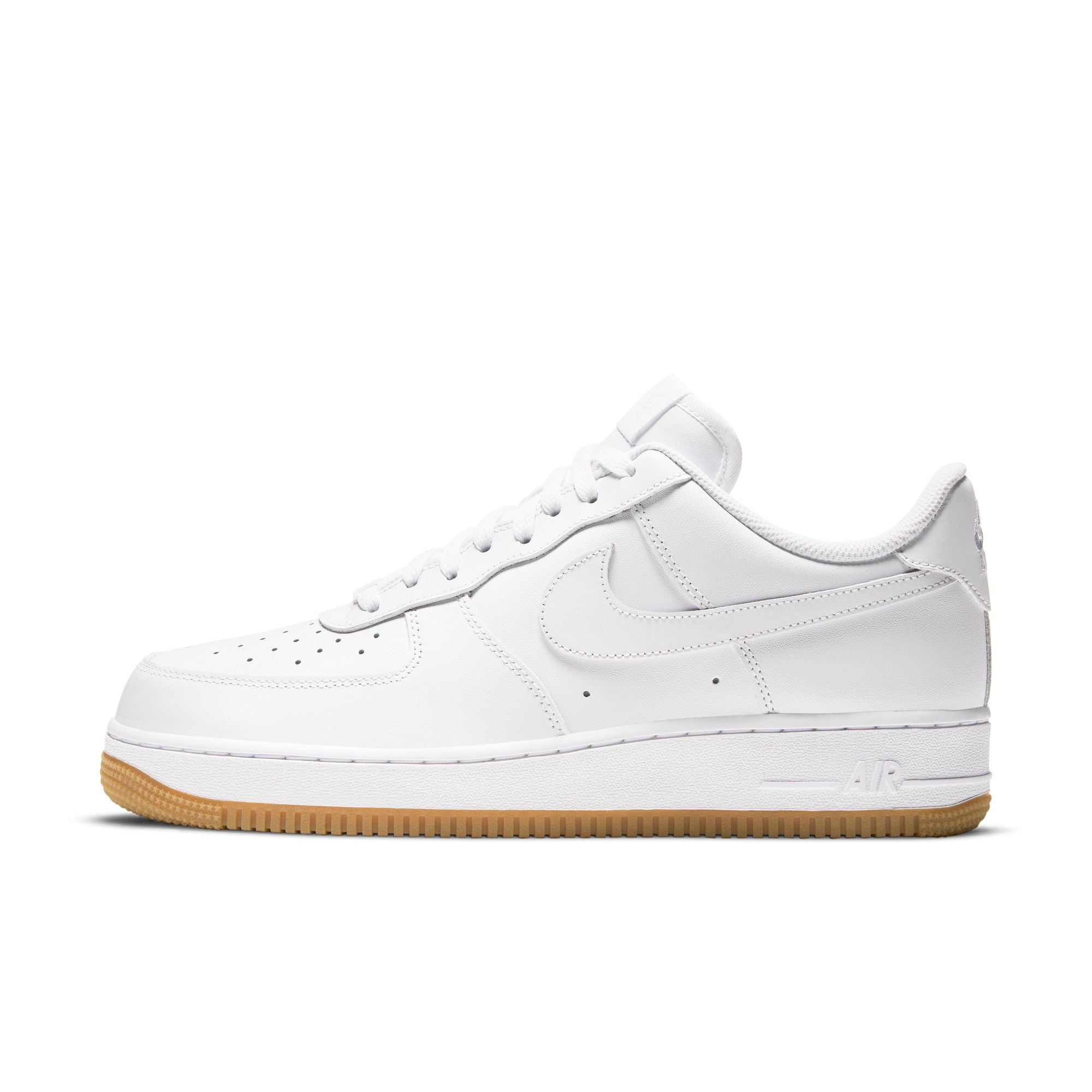 MENS NIKE AIR FORCE 1 '07 (WHITE/GUM)