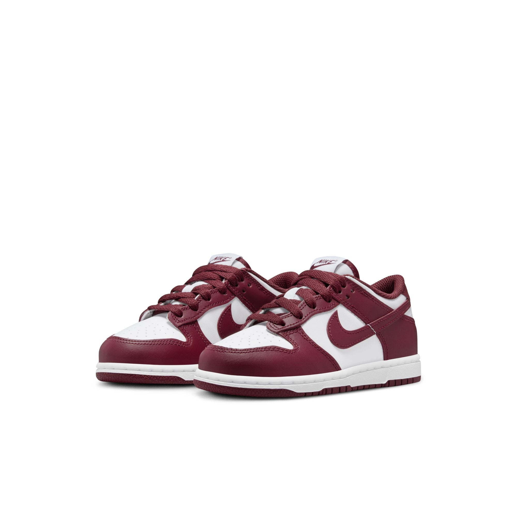 KIDS NIKE DUNK LOW PS (WHITE/REDWOOD/GYM RED)