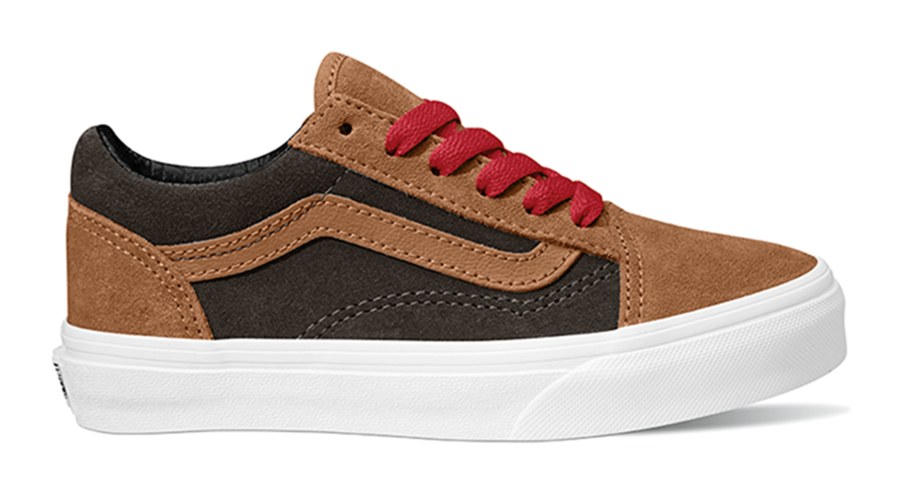 Kids Old Skool Shoe (Tan/Black)