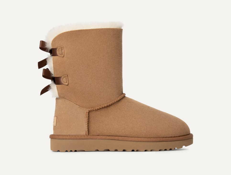 WOMENS UGG BAILEY BOW II (CHESTNUT)