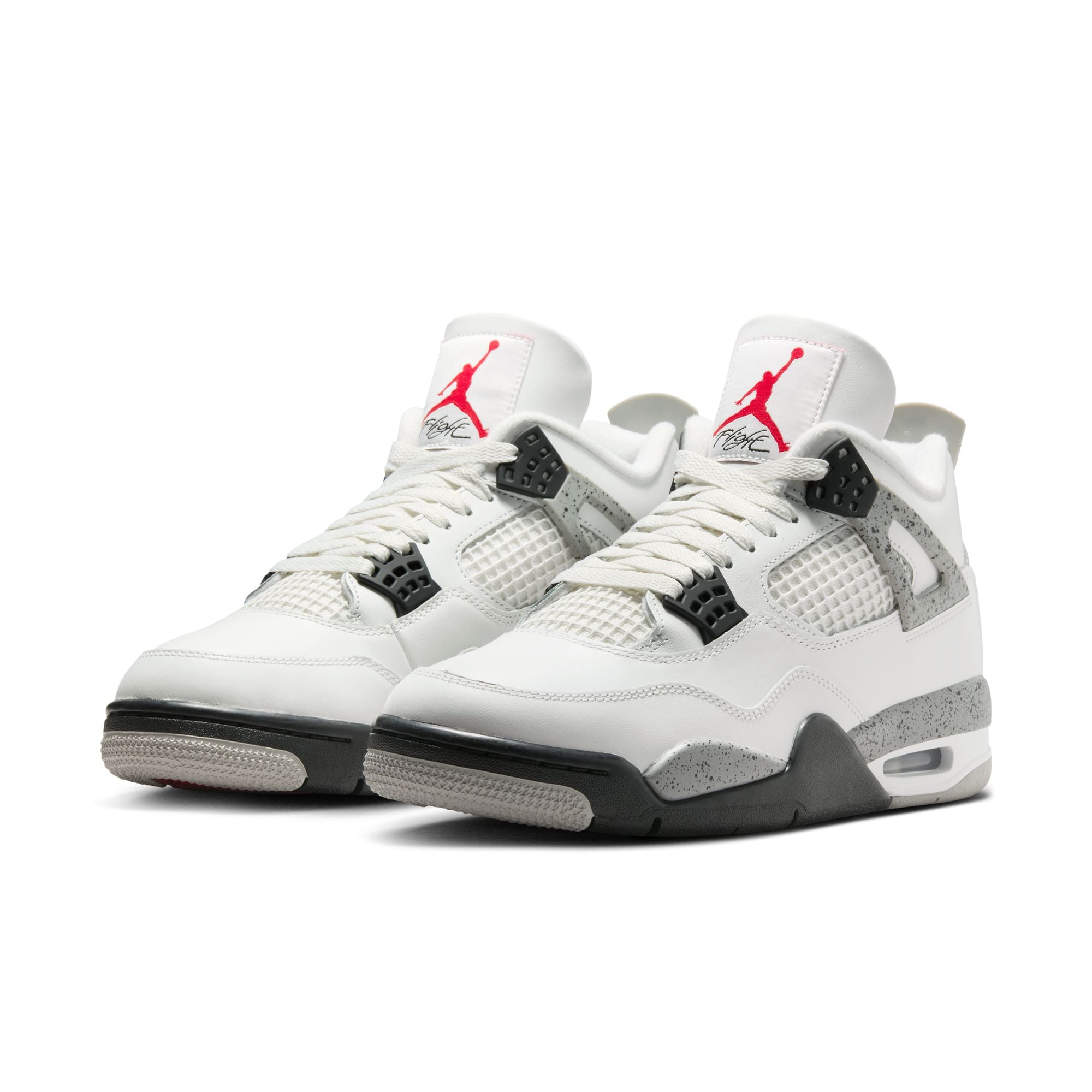 MENS AIR JORDAN 4 RETRO OG (WHITE CEMENT)