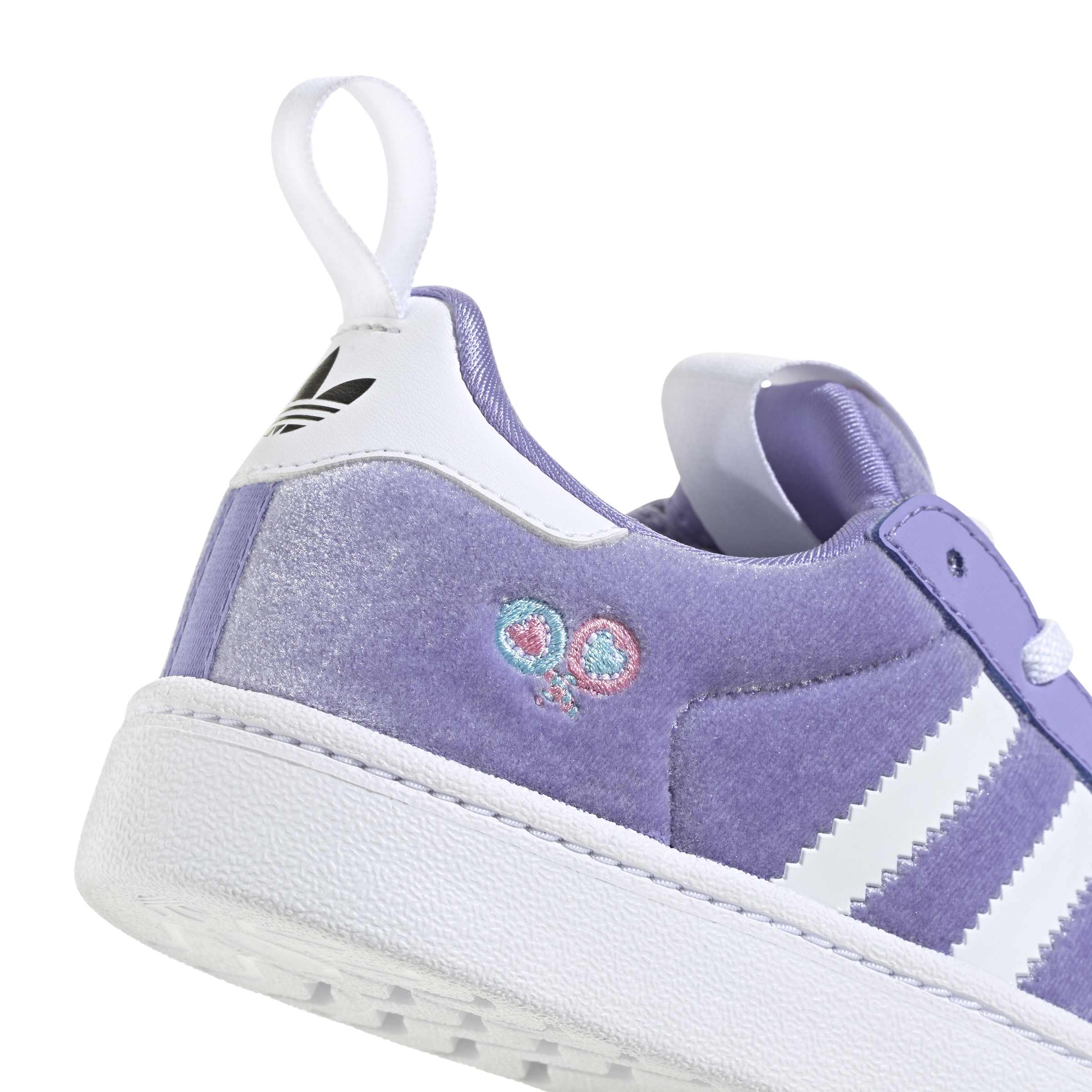 KIDS ADIDAS CARE BEARS QUICKON SUPERSTAR CHILDREN (LIGHT PURPLE / CLOUD WHITE / CORE BLACK)