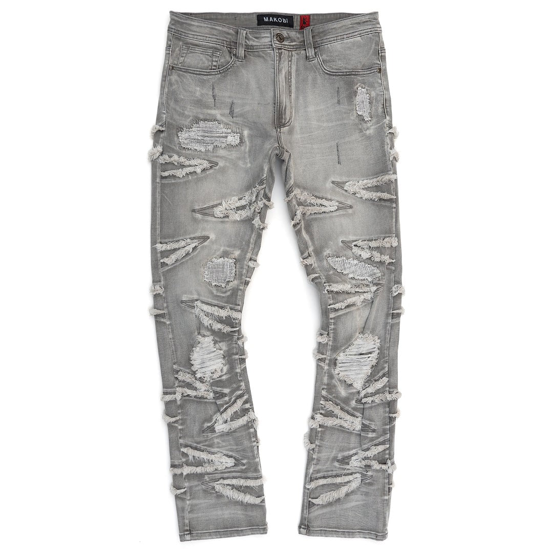 MENS MAKOBI LOMBARDI JEAN (GREY)