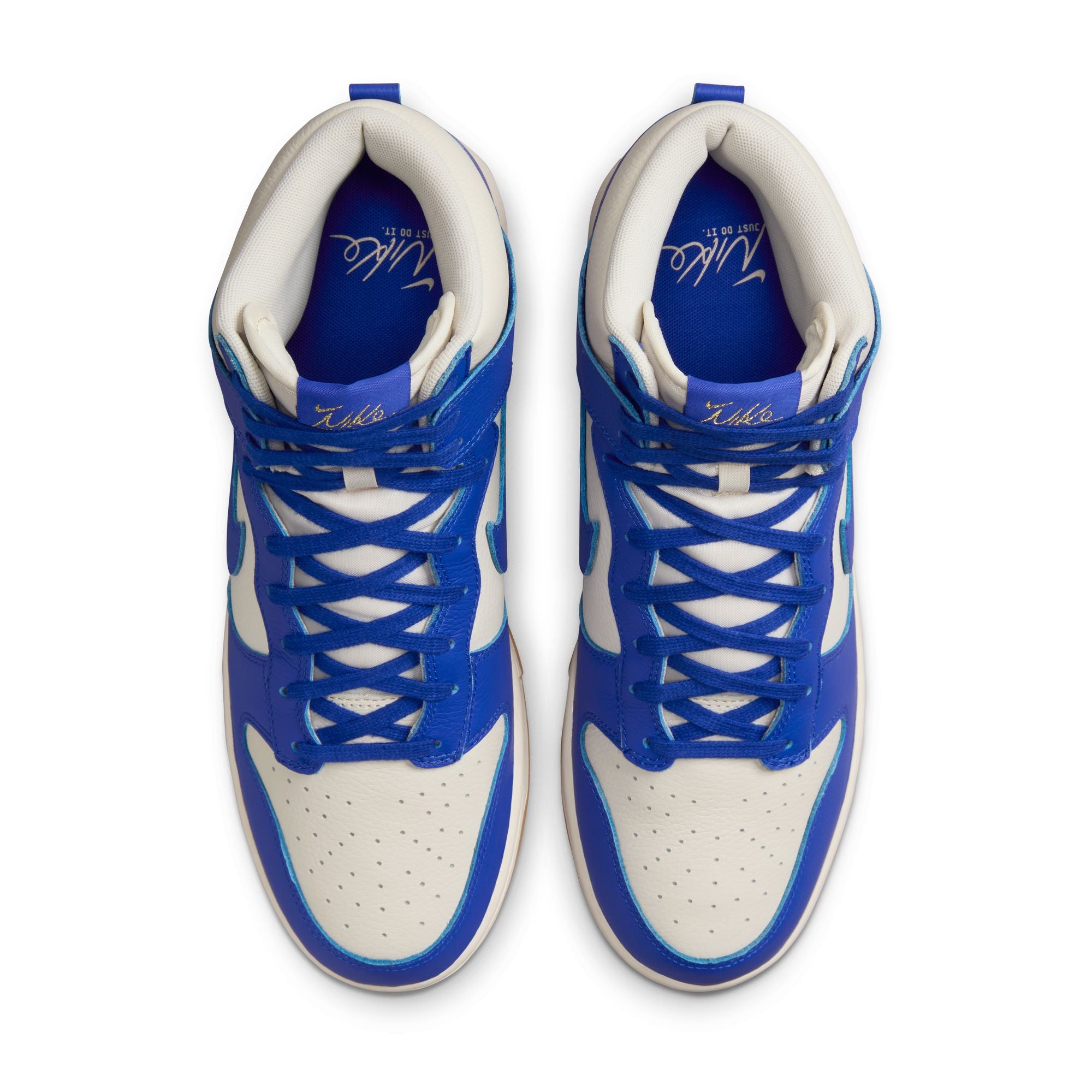 MENS NIKE DUNK HI RETRO SE (RACER BLUE)