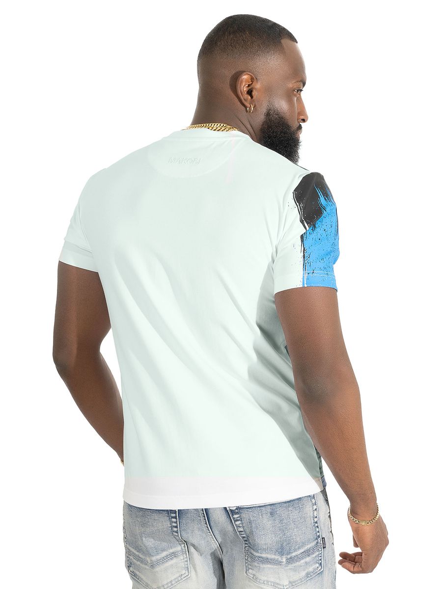 MENS MAKOBI BENDITO BLESSED SHIRT (ROYAL)