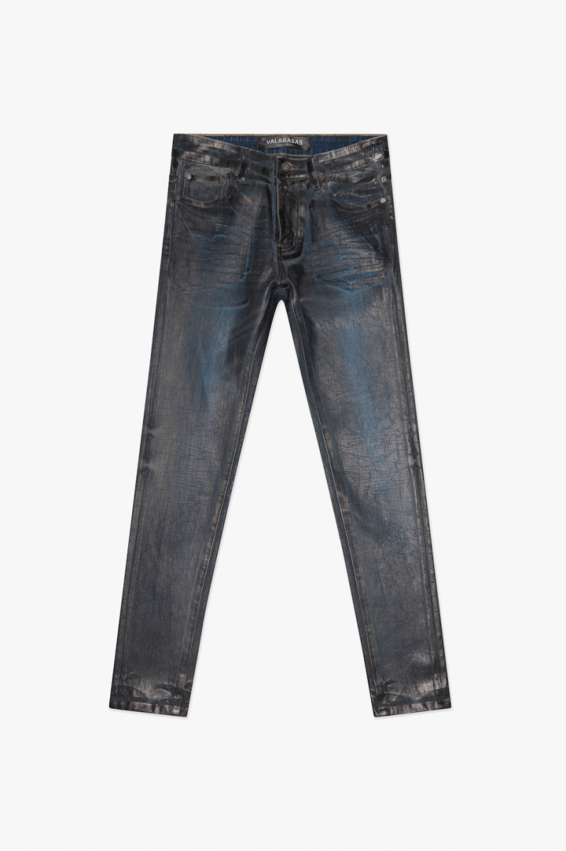 MENS VALABASAS "MR.FLEX" JEAN (DIRTY INDIGO WAXED)