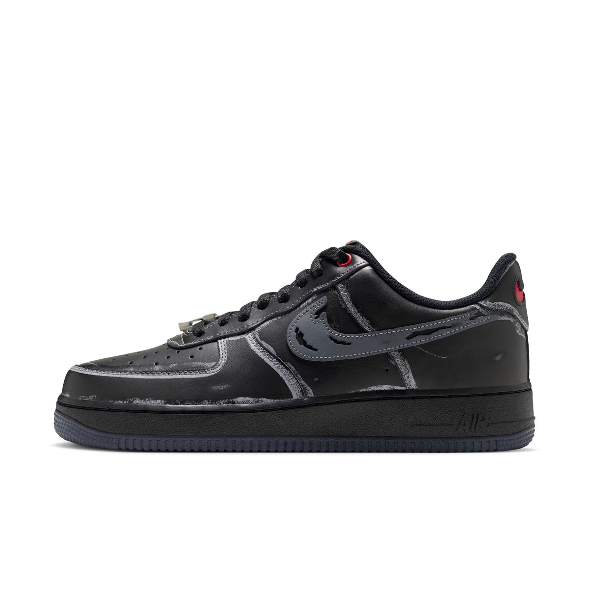 MENS NIKE AIR FORCE 1 '07 (GHOSTFACE BLACK)