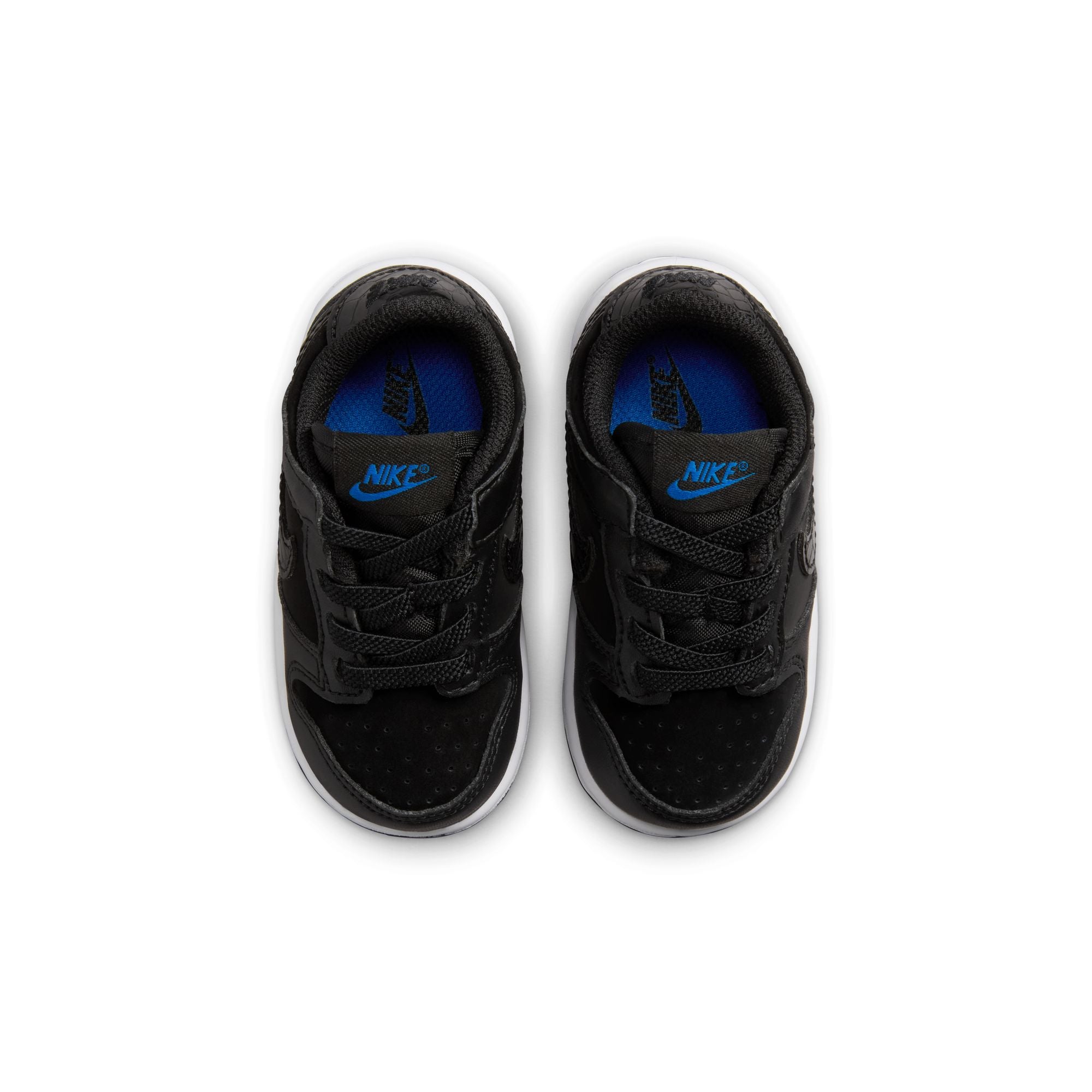 KIDS NIKE DUNK LOW SE TD (BLACK CROC)