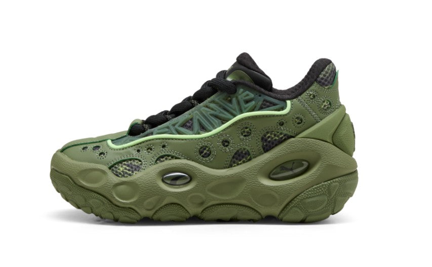 KIDS PUMA LA FRANCE RNR CAMO JR (AVOCADO GREEN-FIZZY LIGHT)