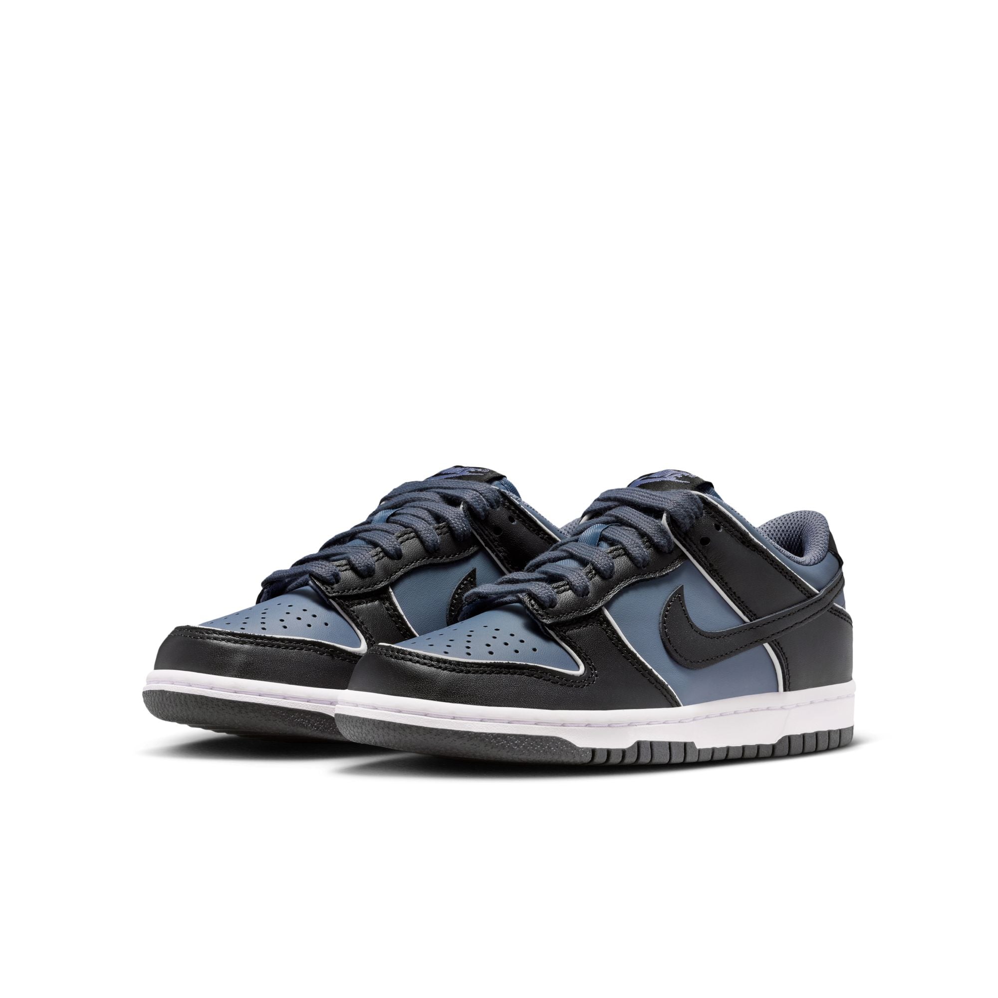 KIDS NIKE DUNK LOW SE GS (LIGHT CARBON/BLACK/WHITE)