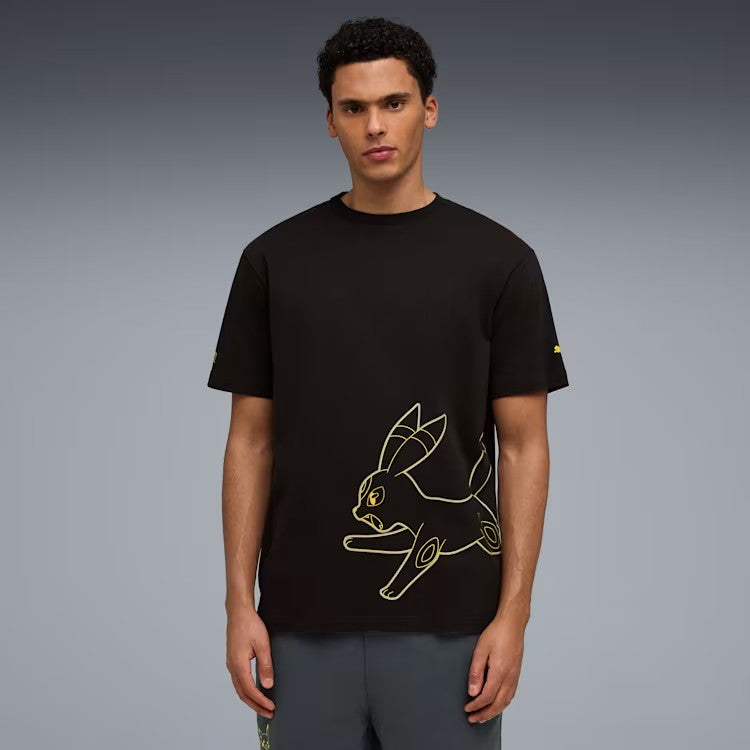 MENS PUMA X POKEMON RELAXED GRAPHIC SHIRT (PUMA BLACK)
