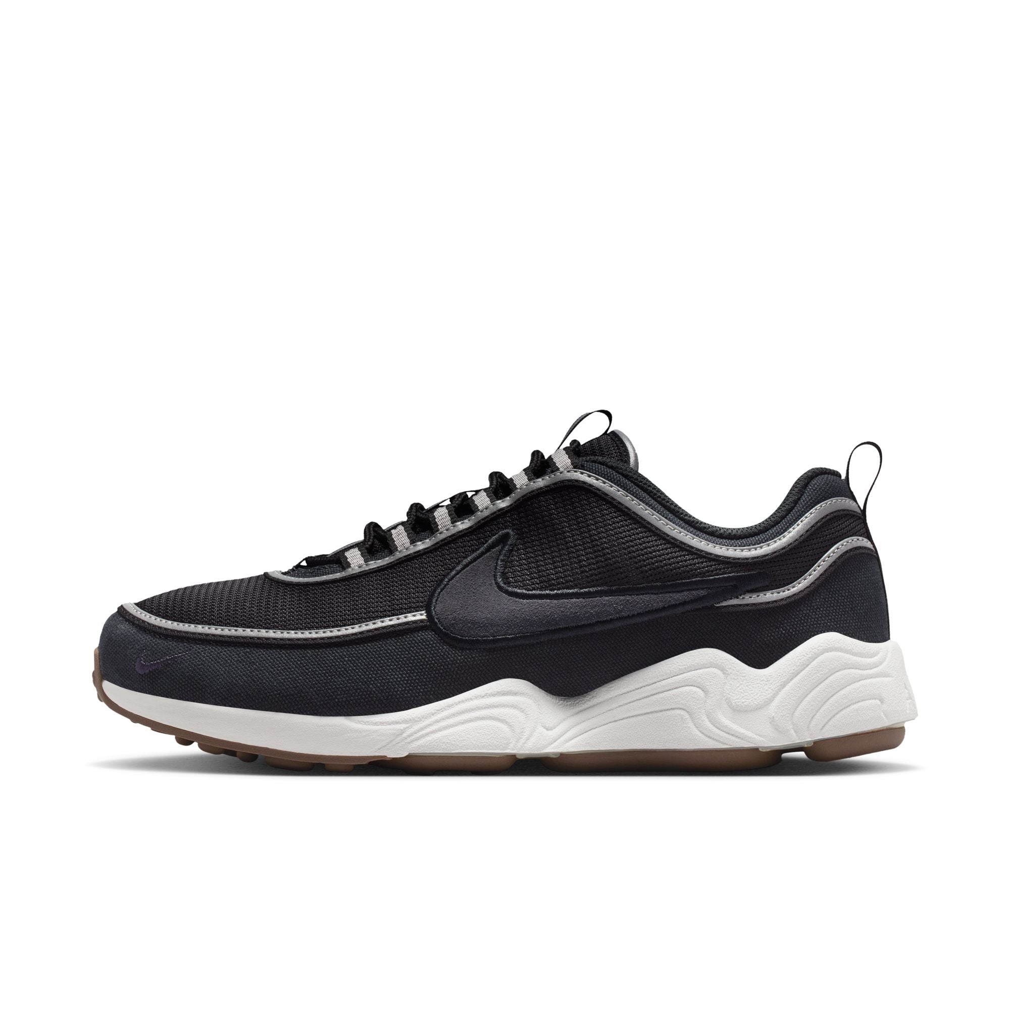 MENS NIKE AIR ZOOM SPIRIDON (OFF NOIR/BLACK/CAVE PURPLE)