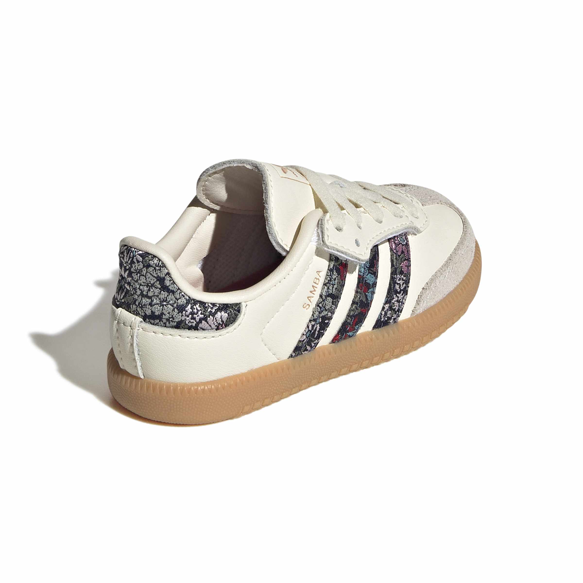 KIDS ADIDAS LIBERTY LONDON SAMBA OG COMFORT CLOSURE ELASTIC LACE  TD (CREAM WHITE / SUPPLIER COLOUR / TALC)