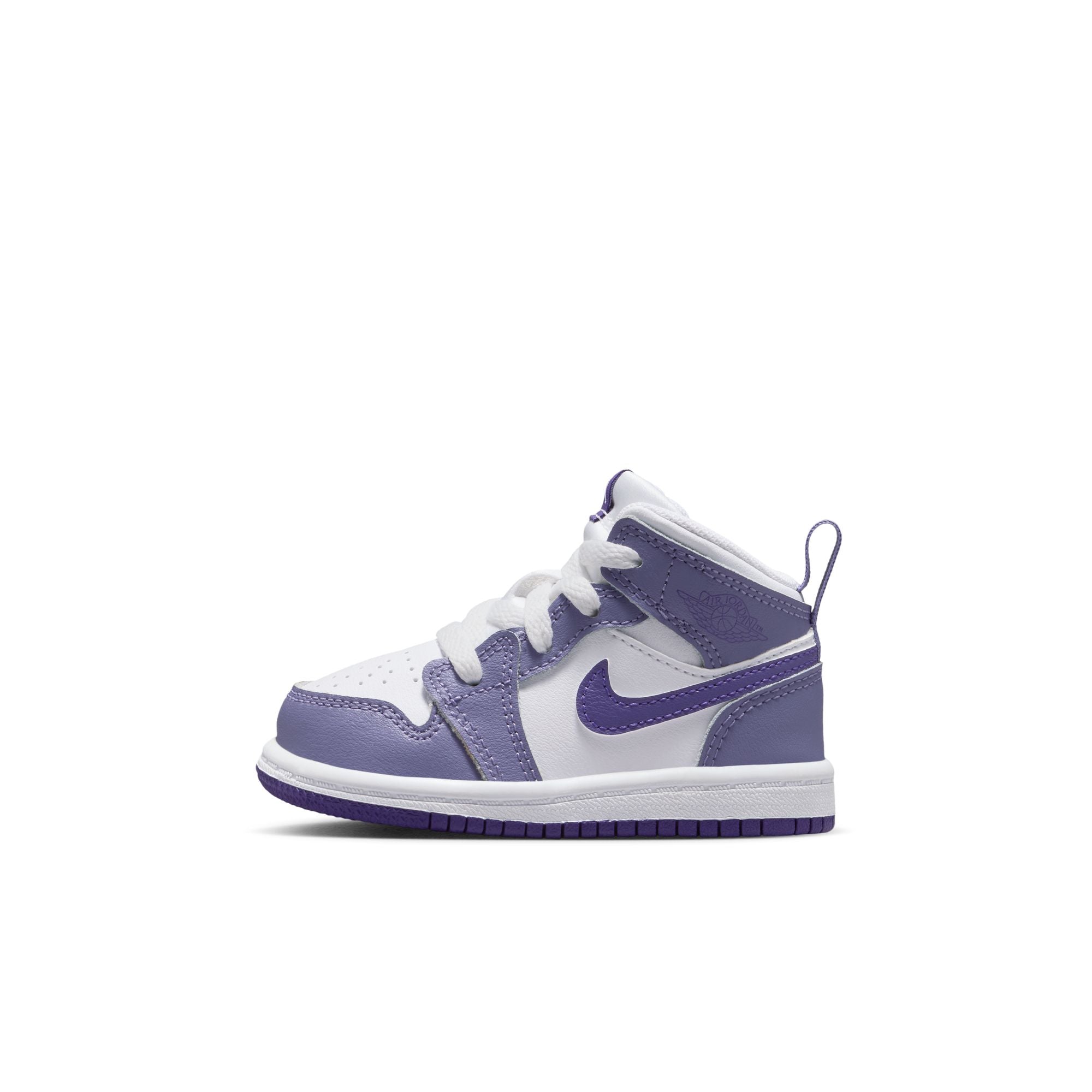 KIDS JORDAN 1 MID PS (DUSTY AMETHYST/COURT PURPLE/WHITE)