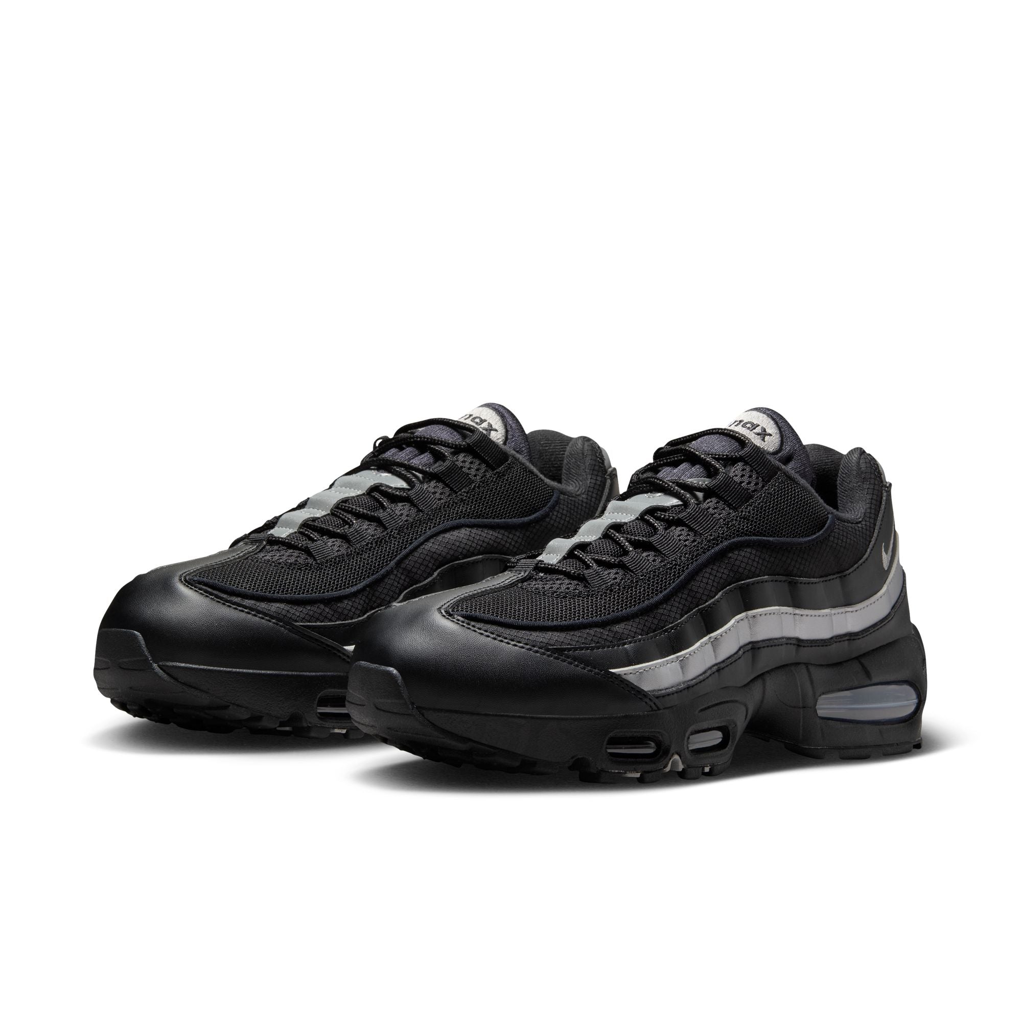 MENS NIKE AIR MAX 95 BIG BUBBLE (BLACK/METALLIC SILVER/WHITE)